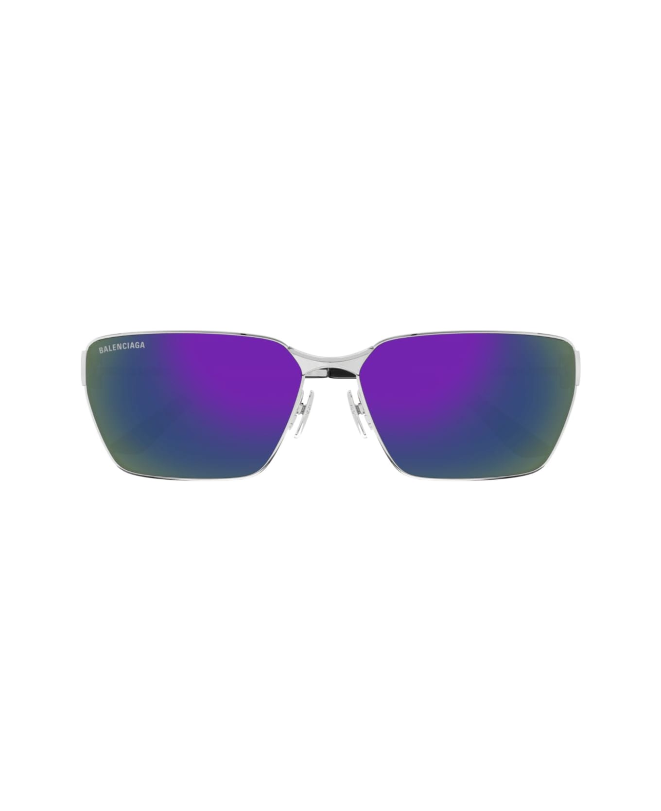 Balenciaga Eyewear Bb0374sk-003silver-silver-violet - SILVER-SILVER-VIOLET