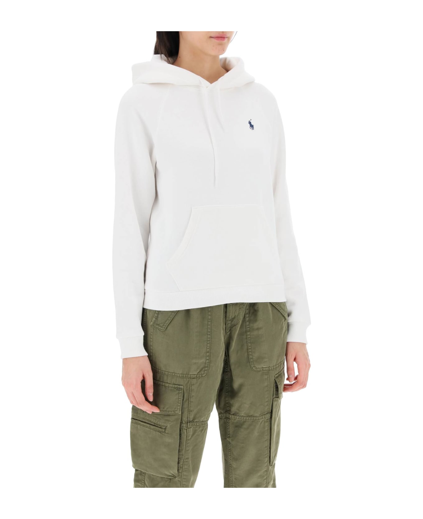 Polo Ralph Lauren Raglan Hoodie - WHITE (White)