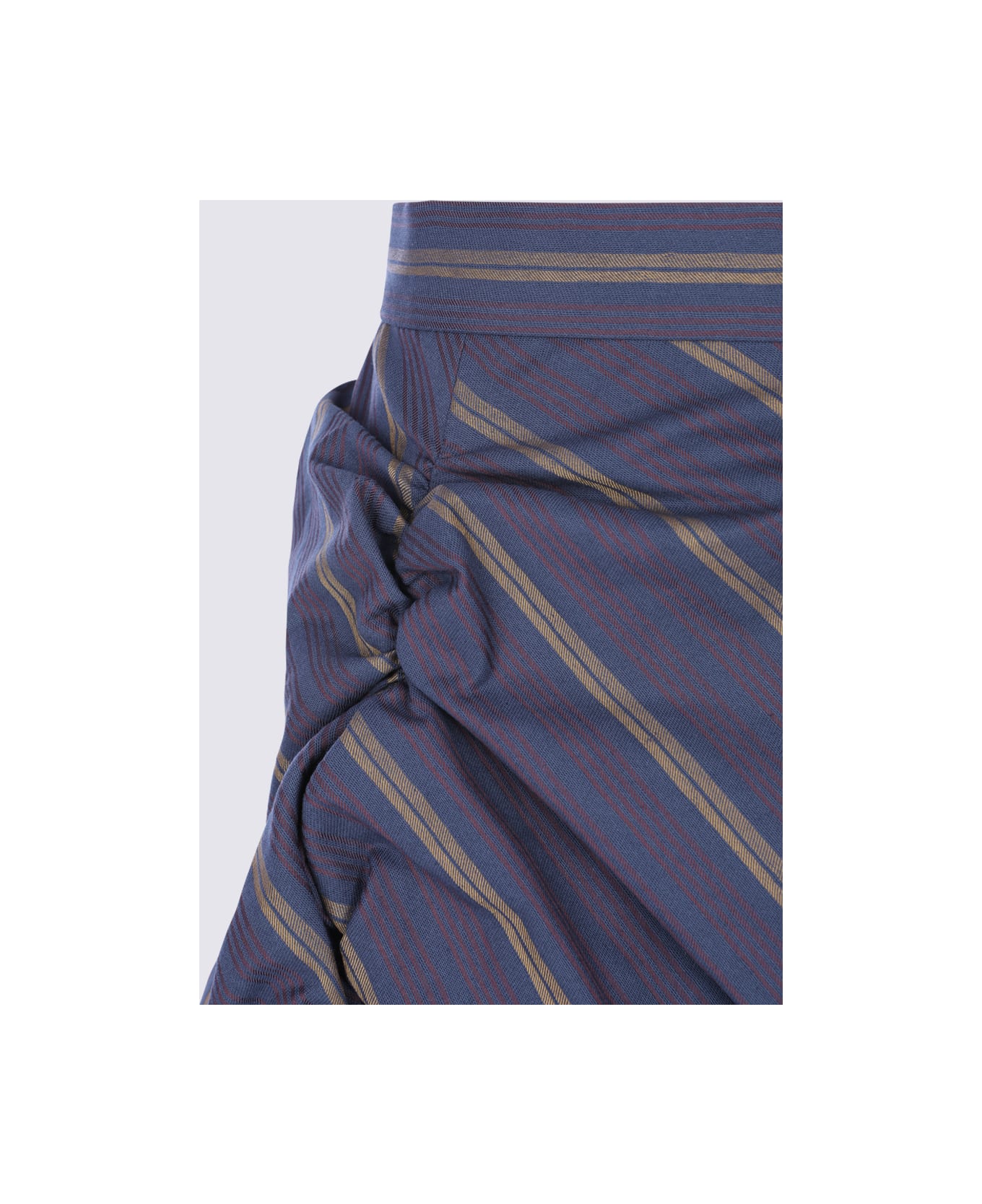 Vivienne Westwood Dark Blue Cotton Skirt - DUSK