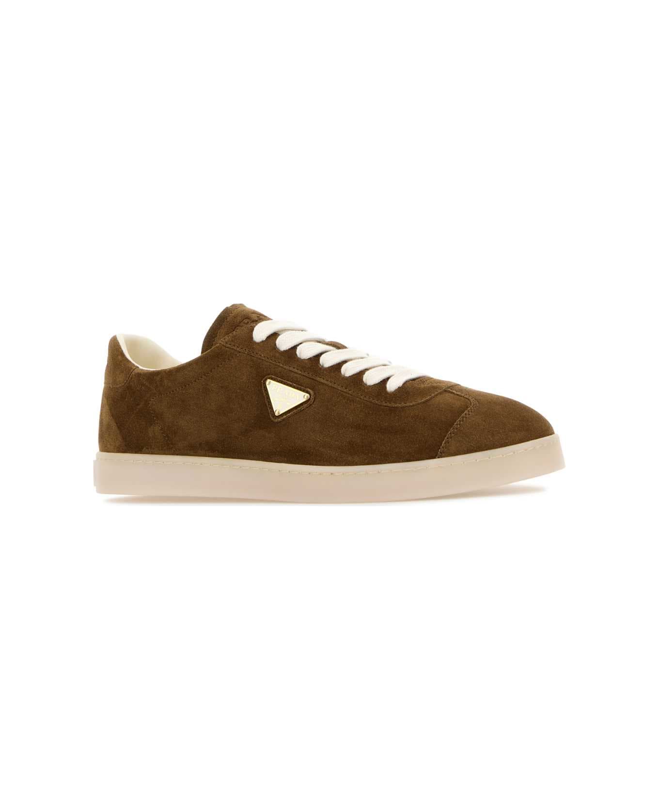 Prada Brown Suede Sneakers - SIGARO