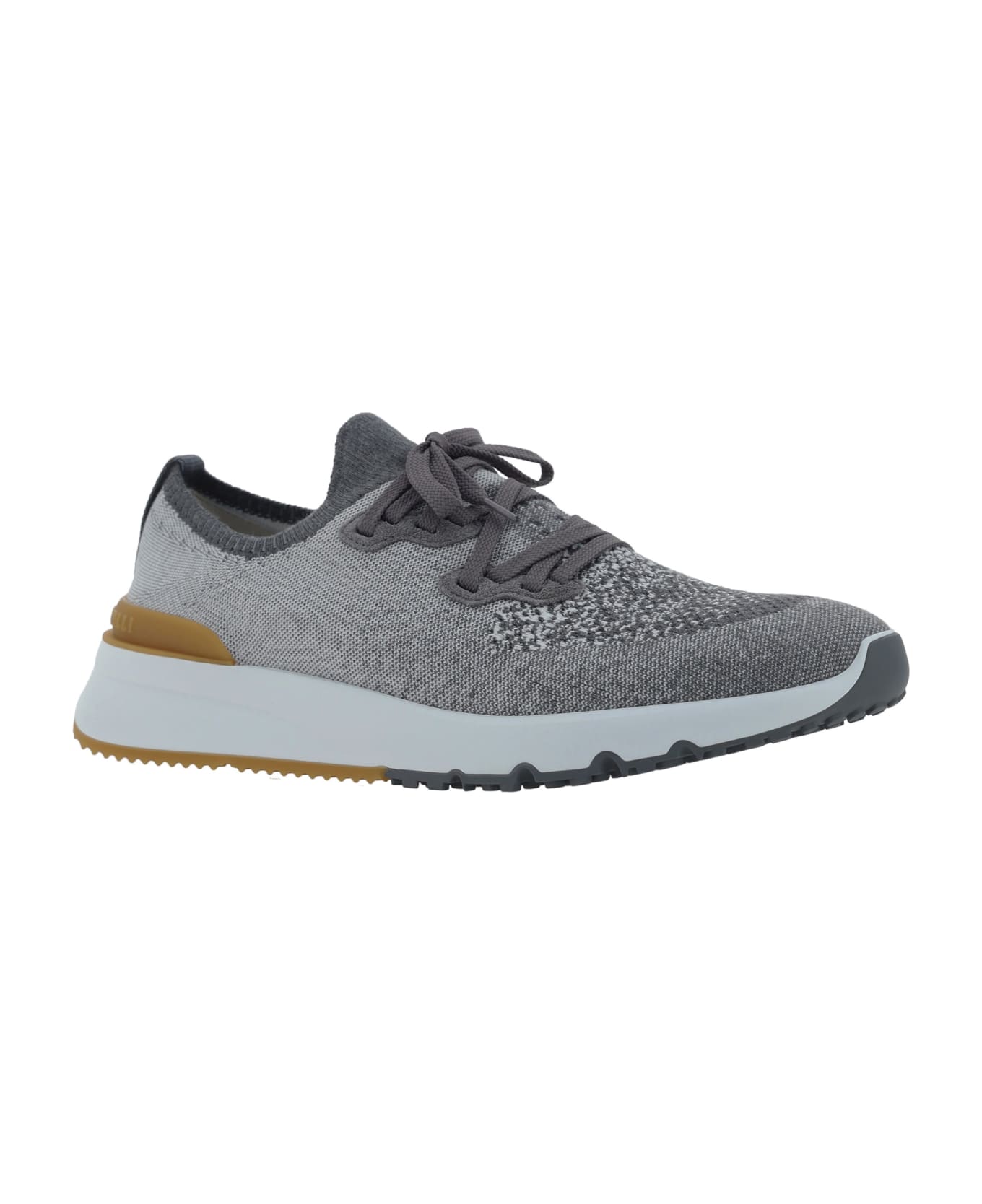 Brunello Cucinelli Knit Chine Sneakers - Multi