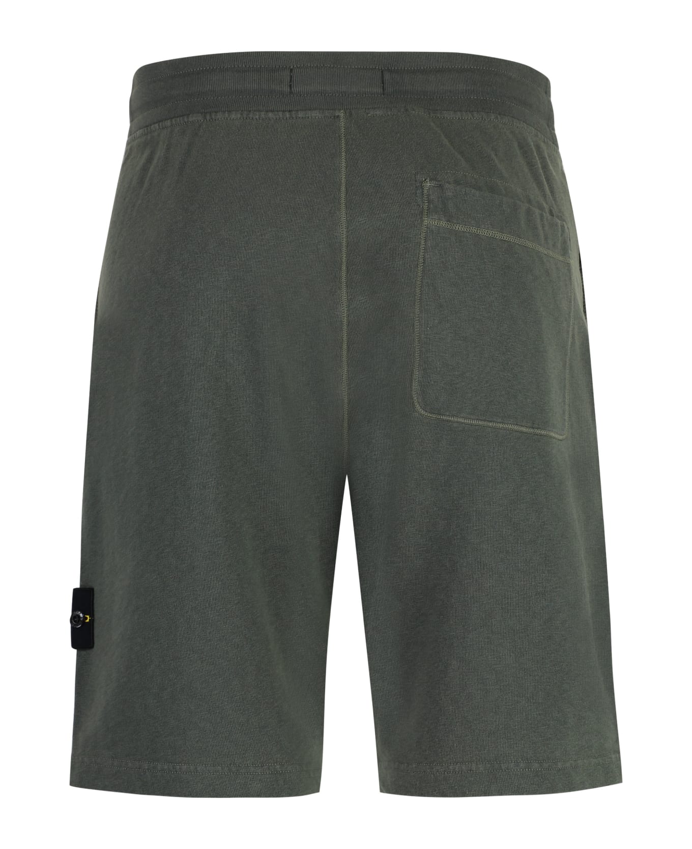 Stone Island Cotton Bermuda Shorts - green