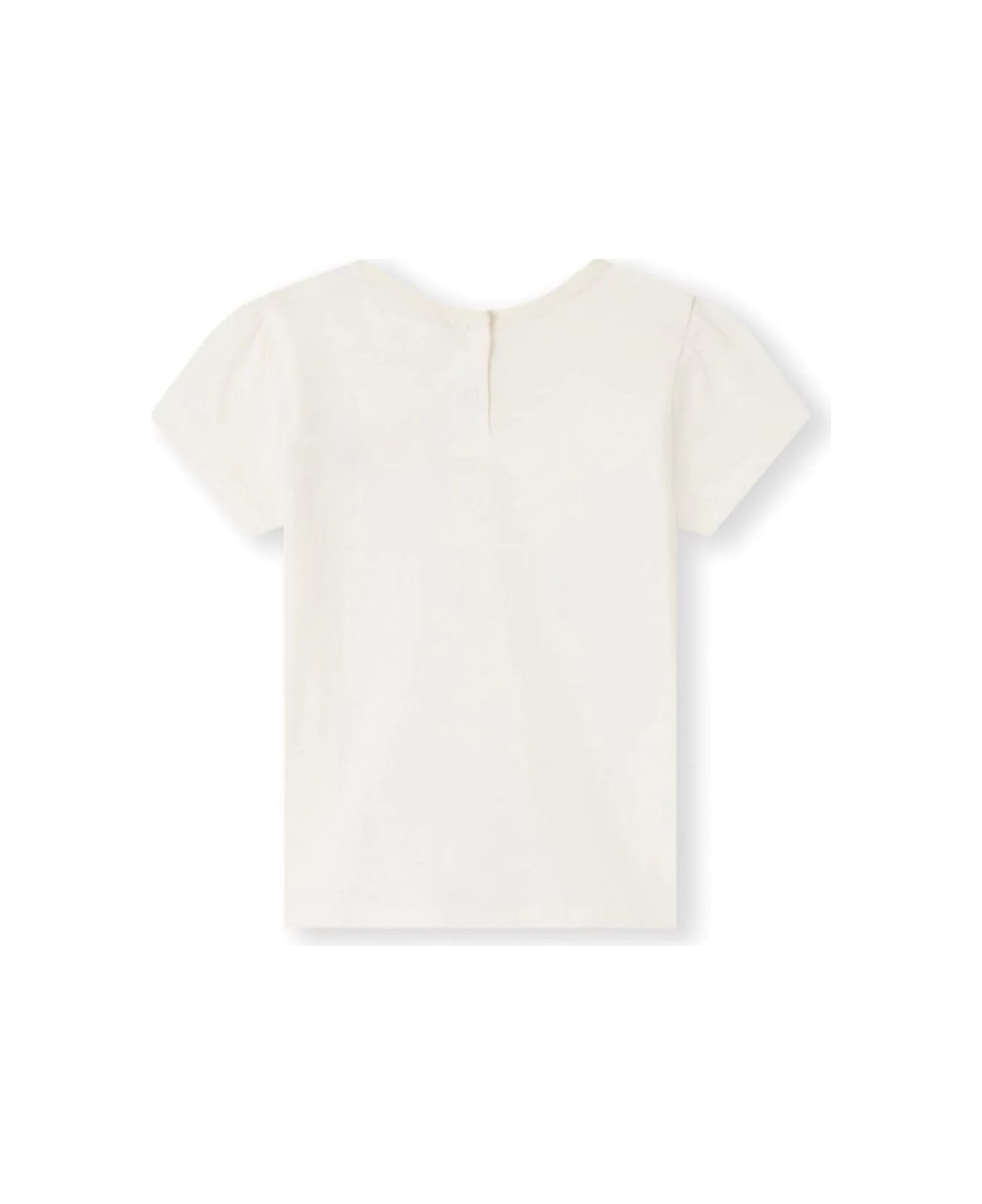 Bonpoint Tshirt Cira - White Milk Tシャツ＆ポロシャツ