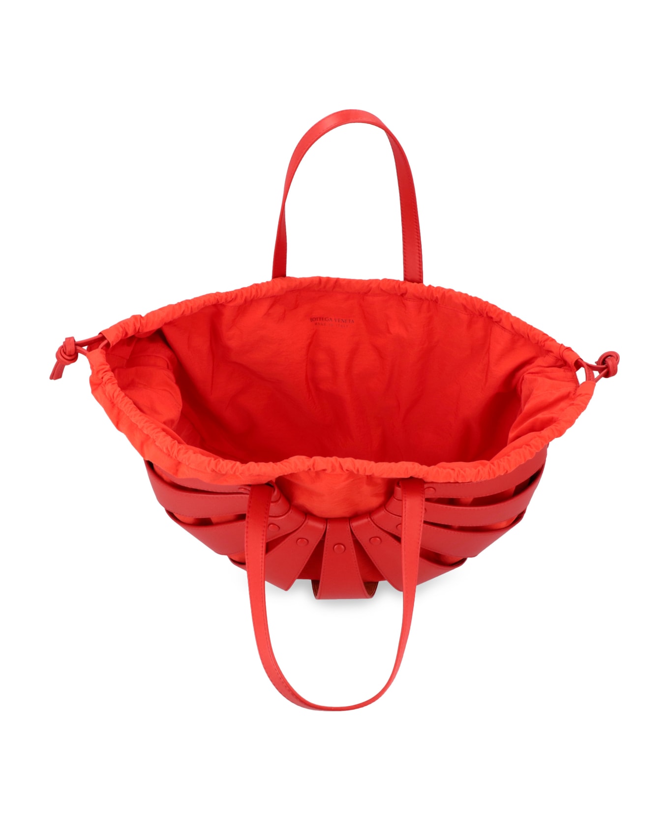 Bottega Veneta Shell Shoulder Bag - red トートバッグ