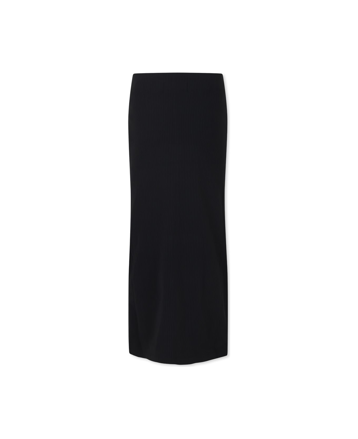 Calvin Klein Black Skirt For Girl With Monogram - Black