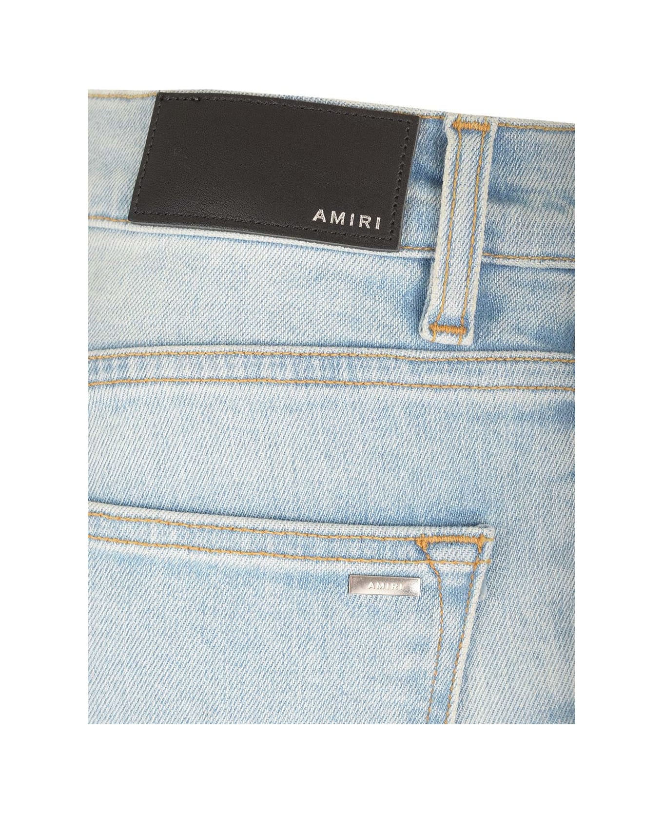 AMIRI "kick Flare" Jeans - Light blue