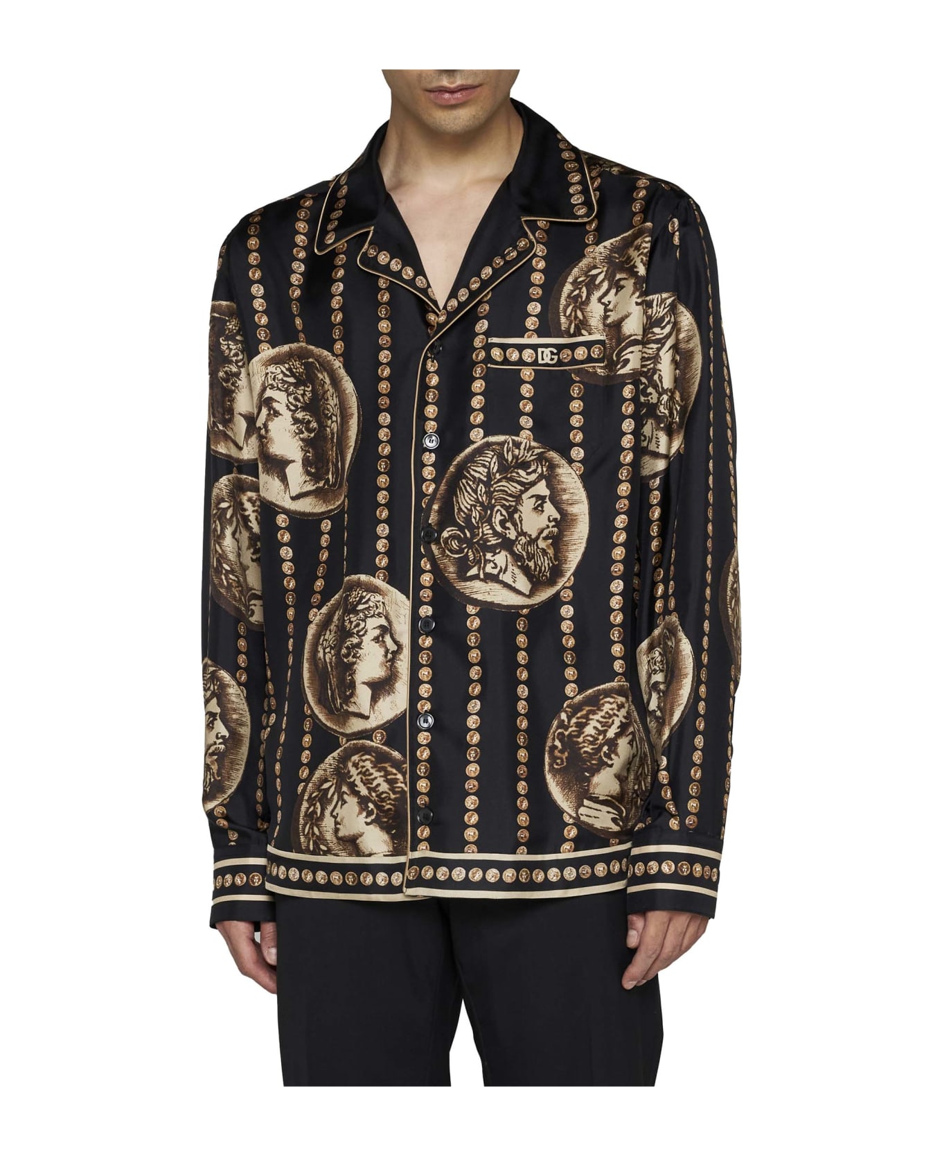 Dolce & Gabbana Silk Shirt - Black シャツ