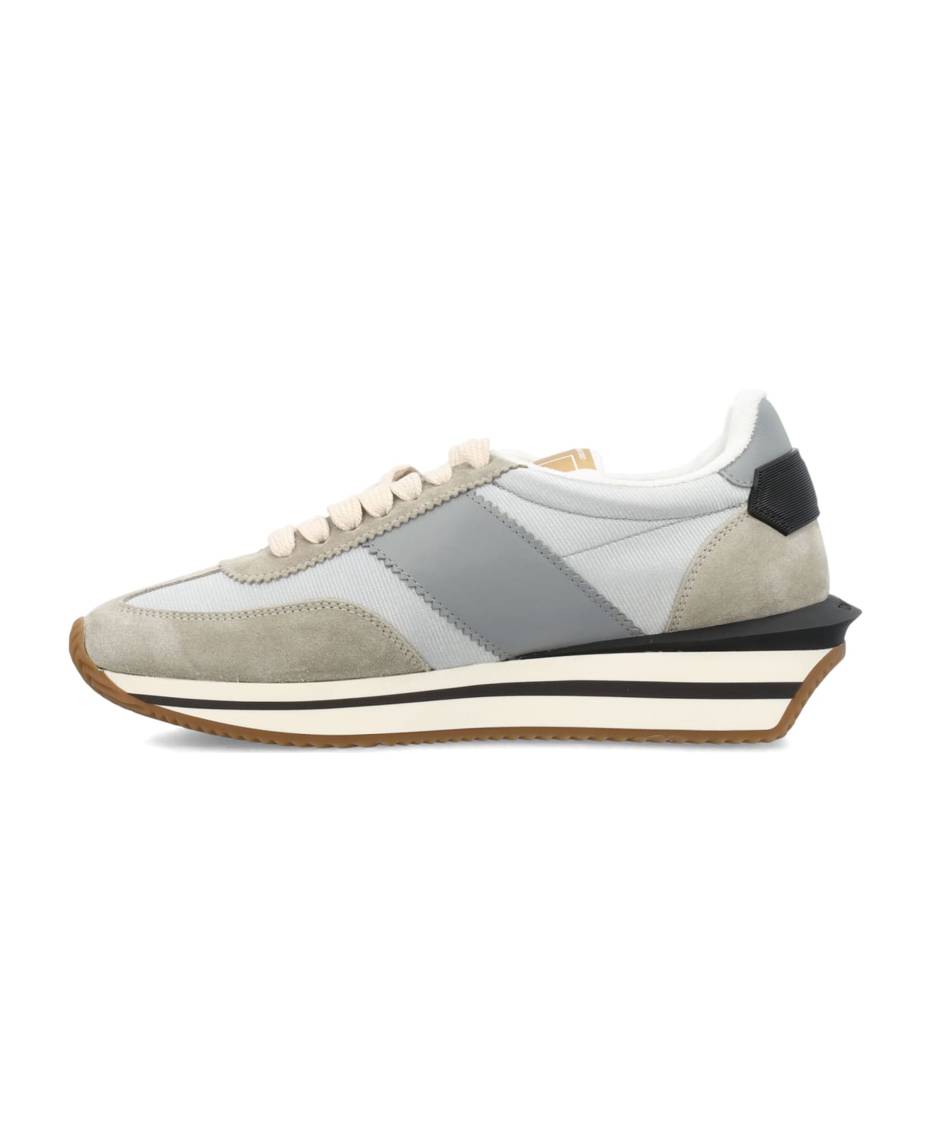 Tom Ford James Sneakers - SILVER+CREAM