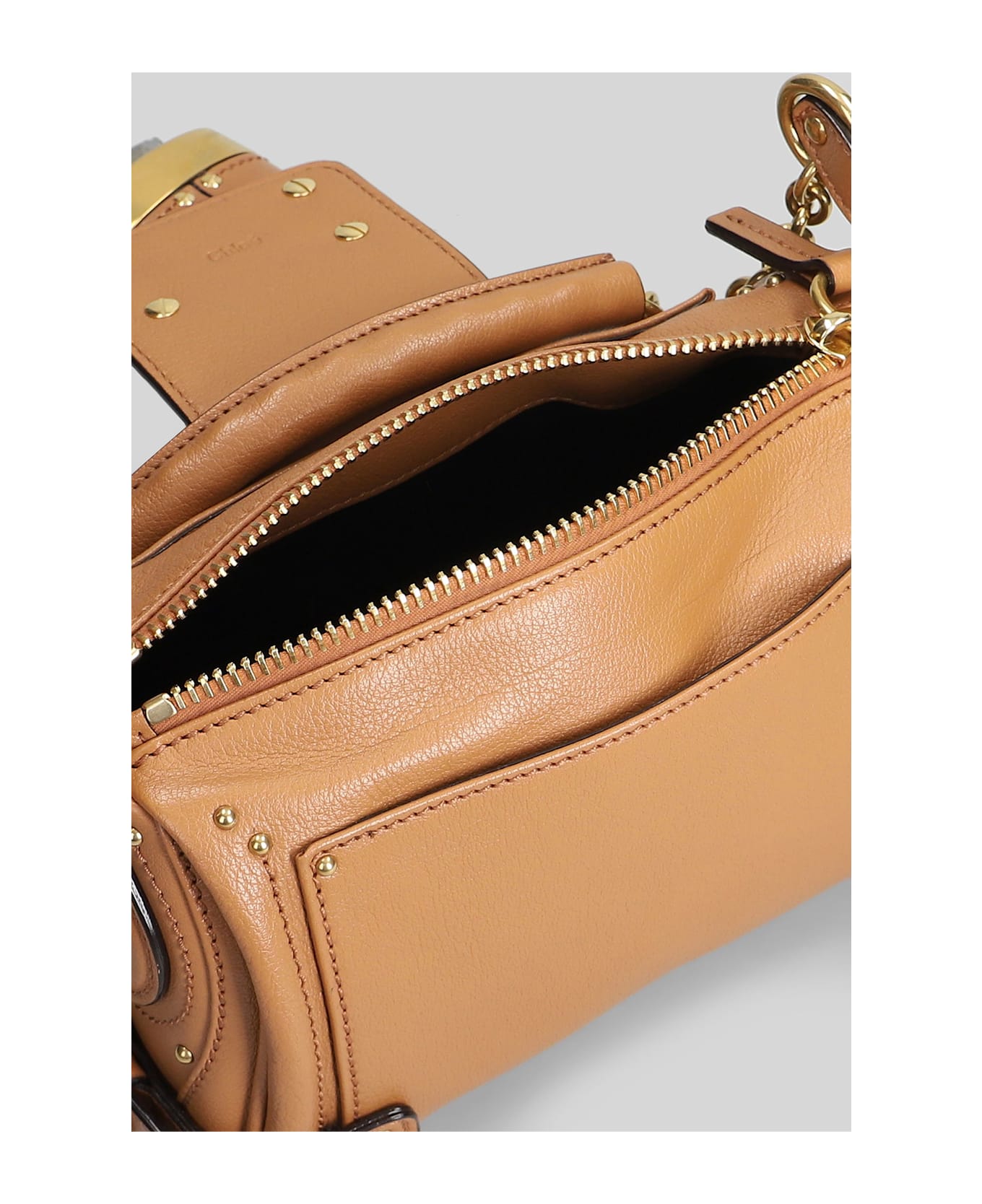 Chloé Paddington Shoulder Bag In Camel Leather - Camel