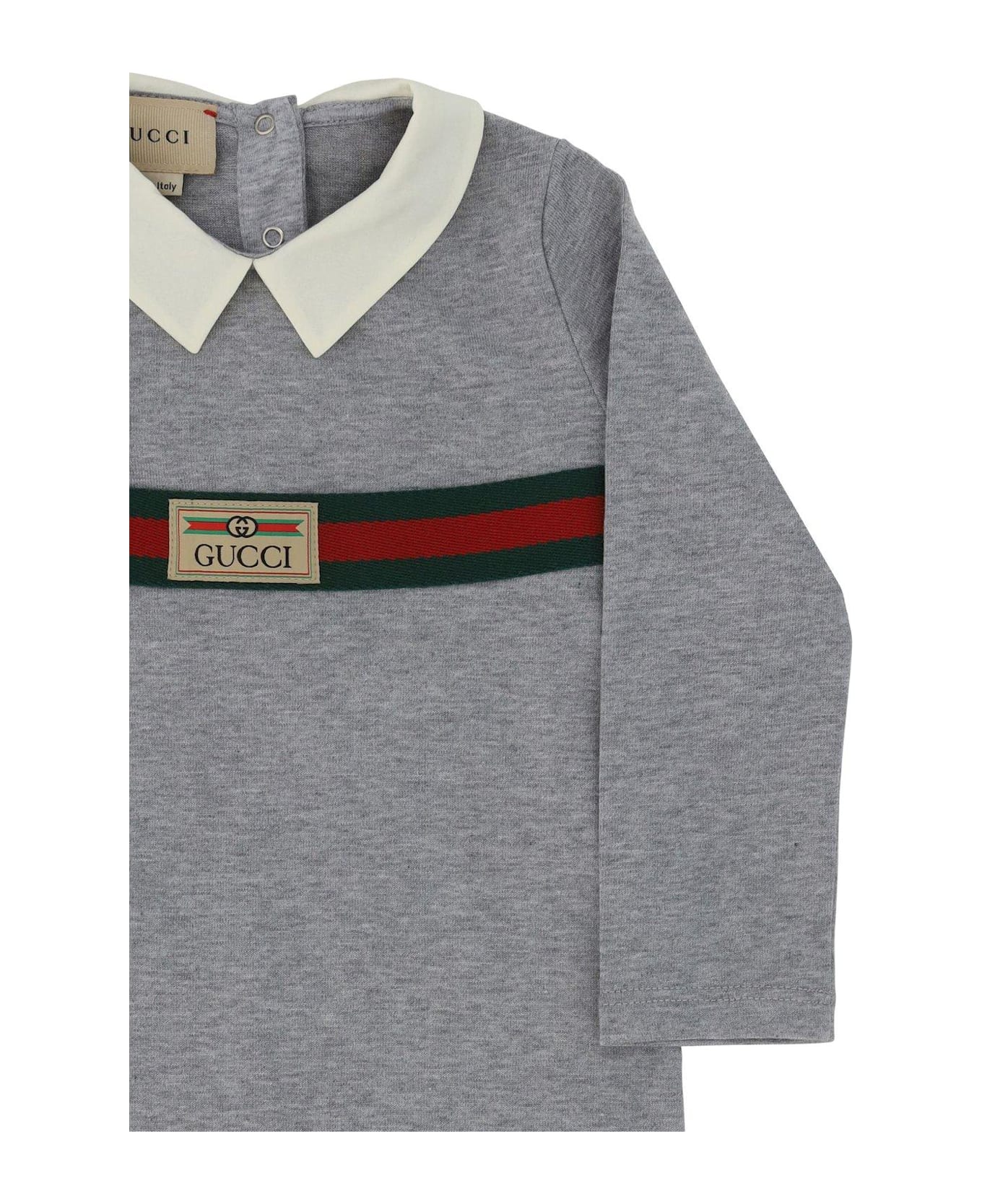 Gucci Set Of Two Babygrow - Grigio