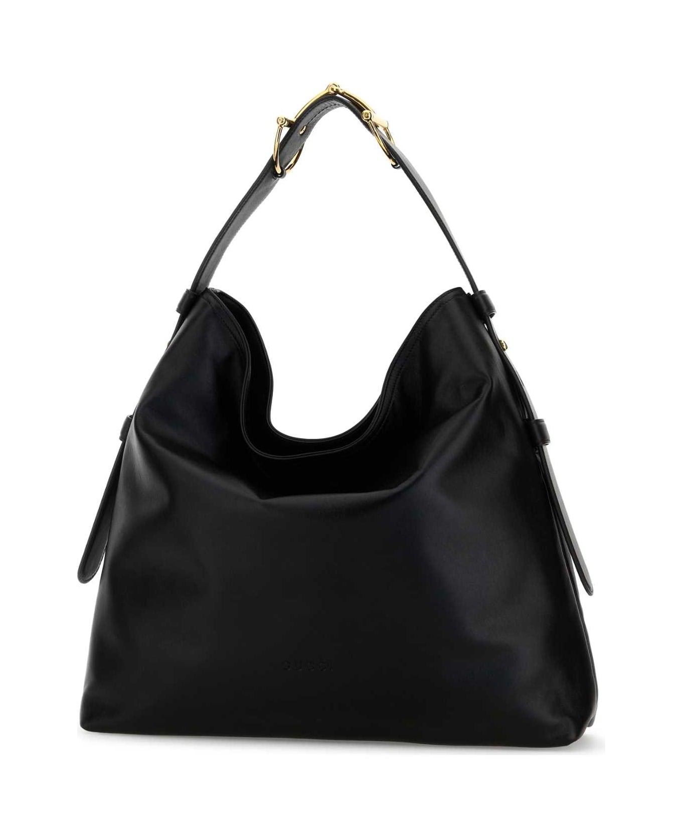 Gucci Black Leather Large Gucci Beatrix Shopping Ba - NERO