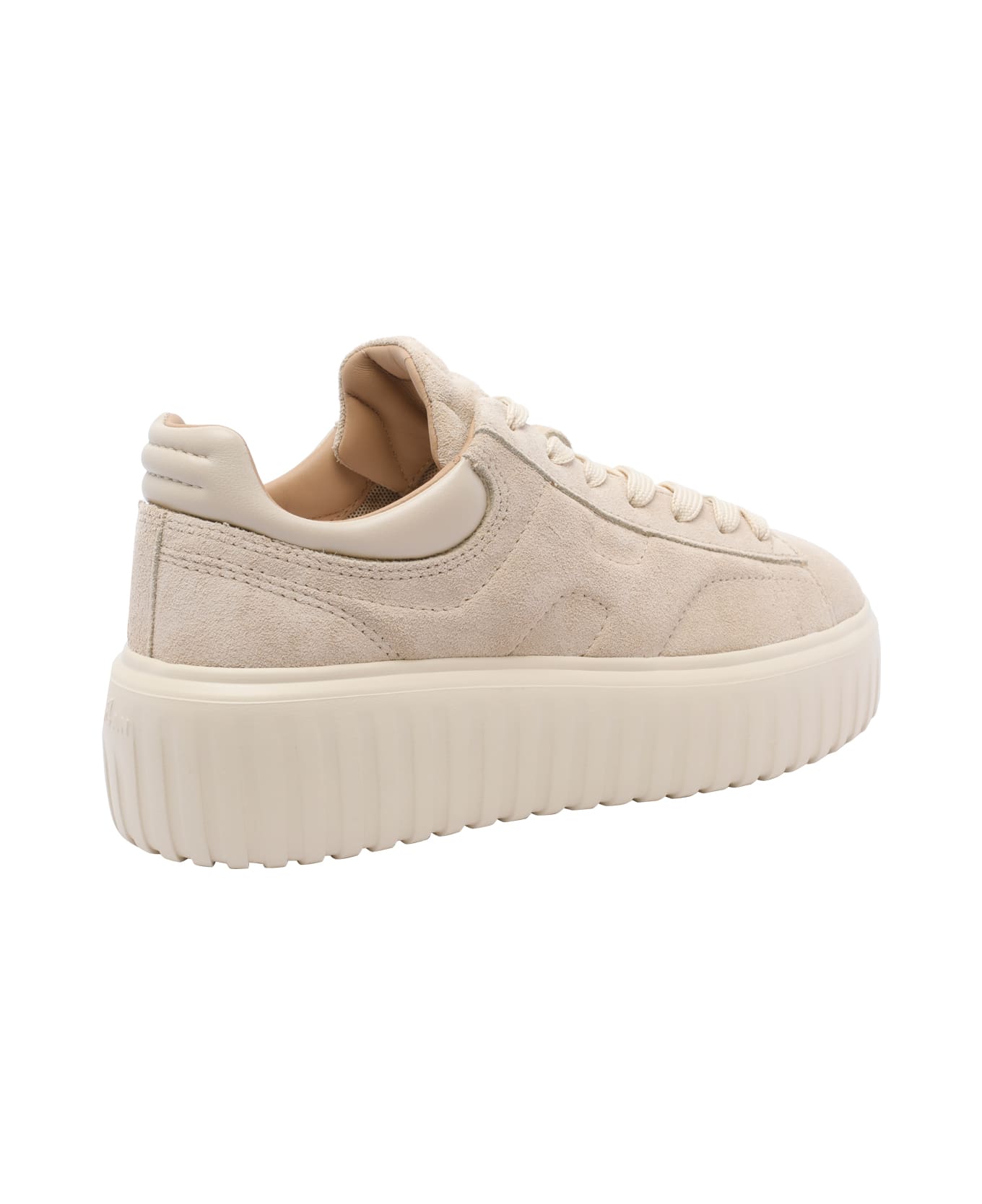 Hogan H-stripes Sneakers - BEIGE