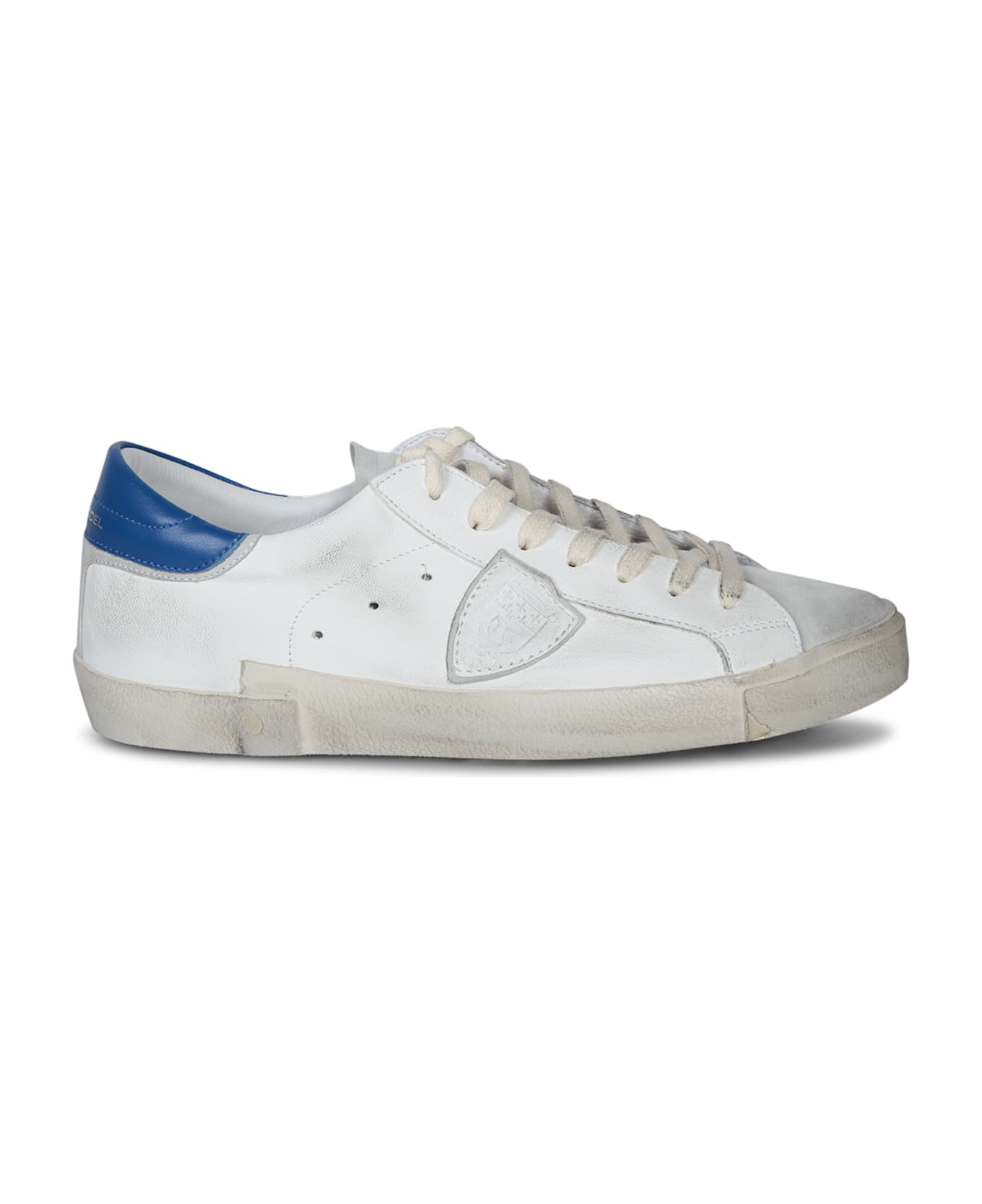 Philippe Model Prsx Low White-blue Sneakers - White