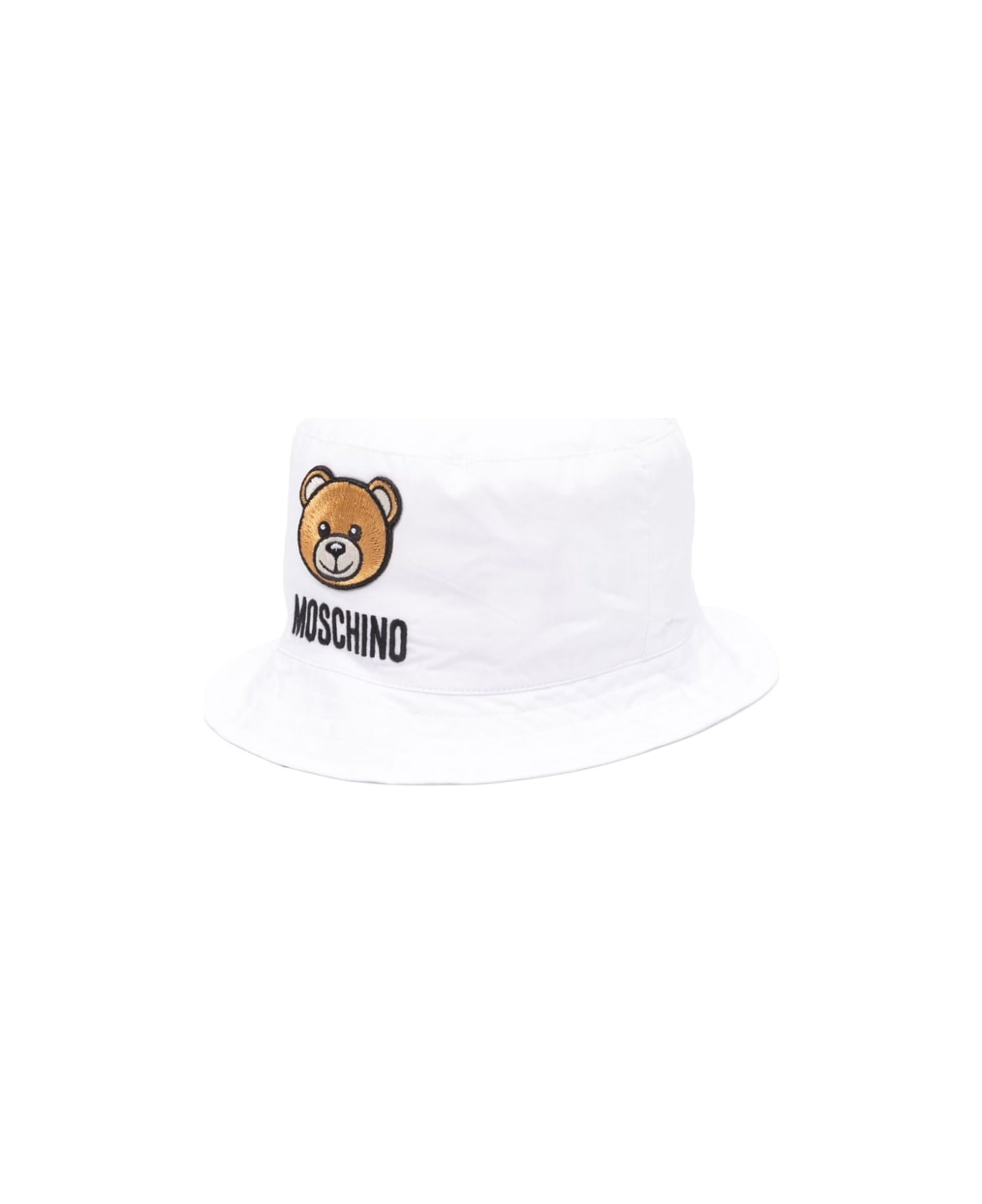 Moschino Cappello Con Logo - White