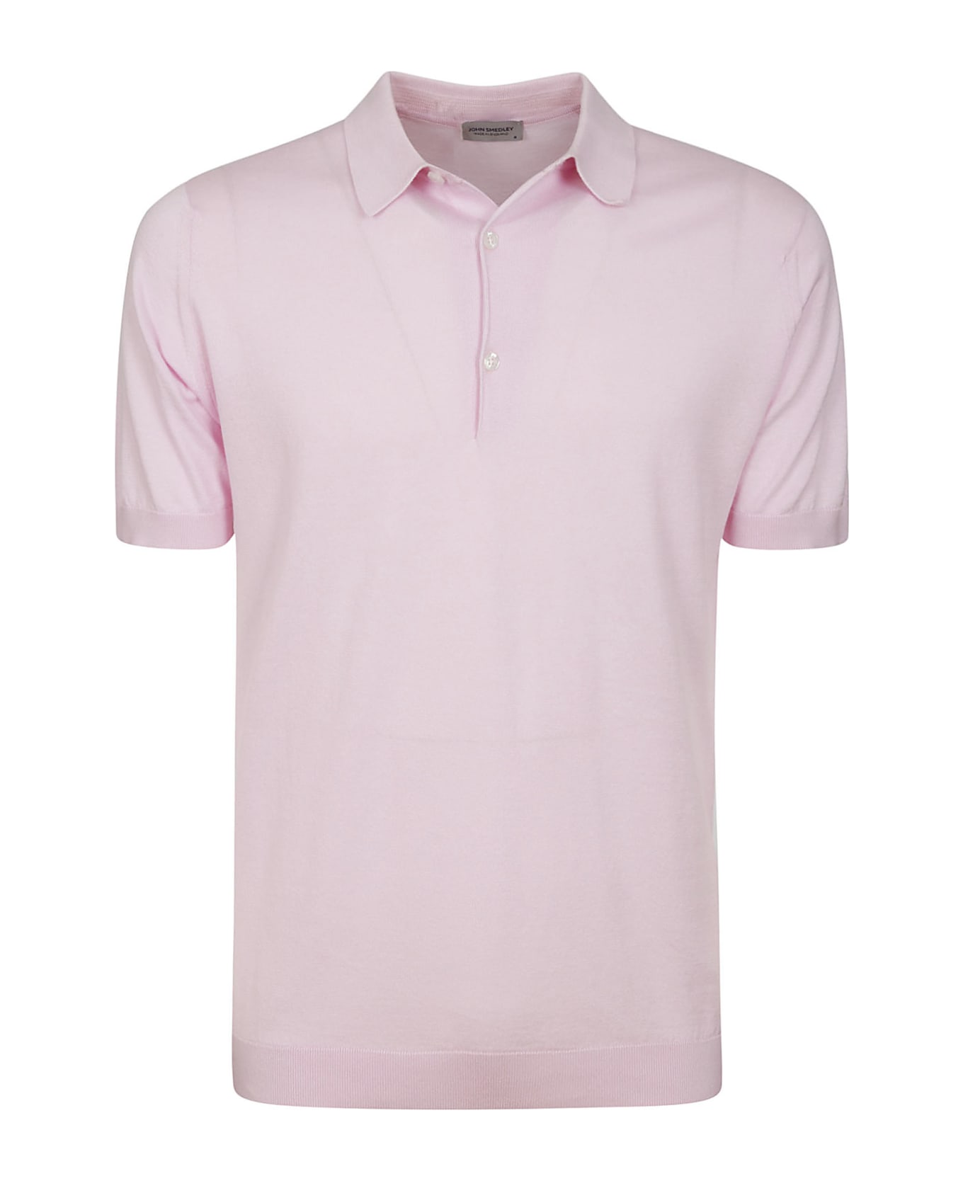 John Smedley Adrian Shirt Ss - Mallow Pink ポロシャツ