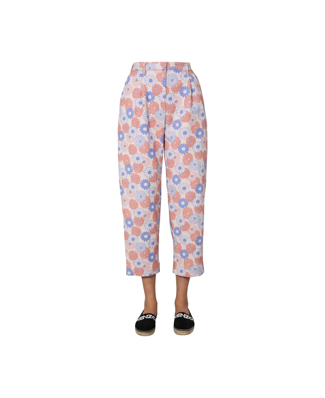 Kenzo Cropped Trousers - PINK