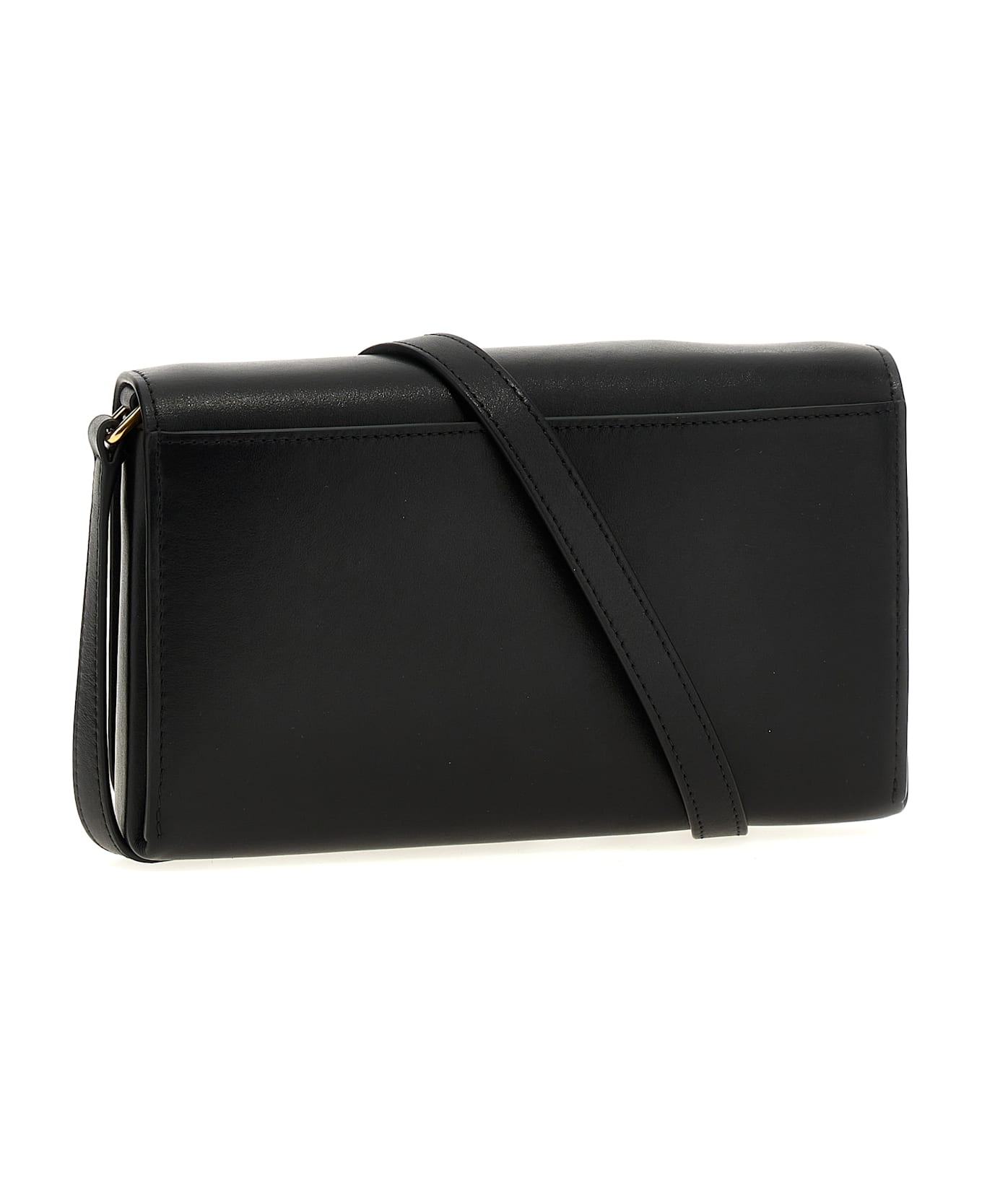 Mulberry Wallet On Chain 
wool - Black