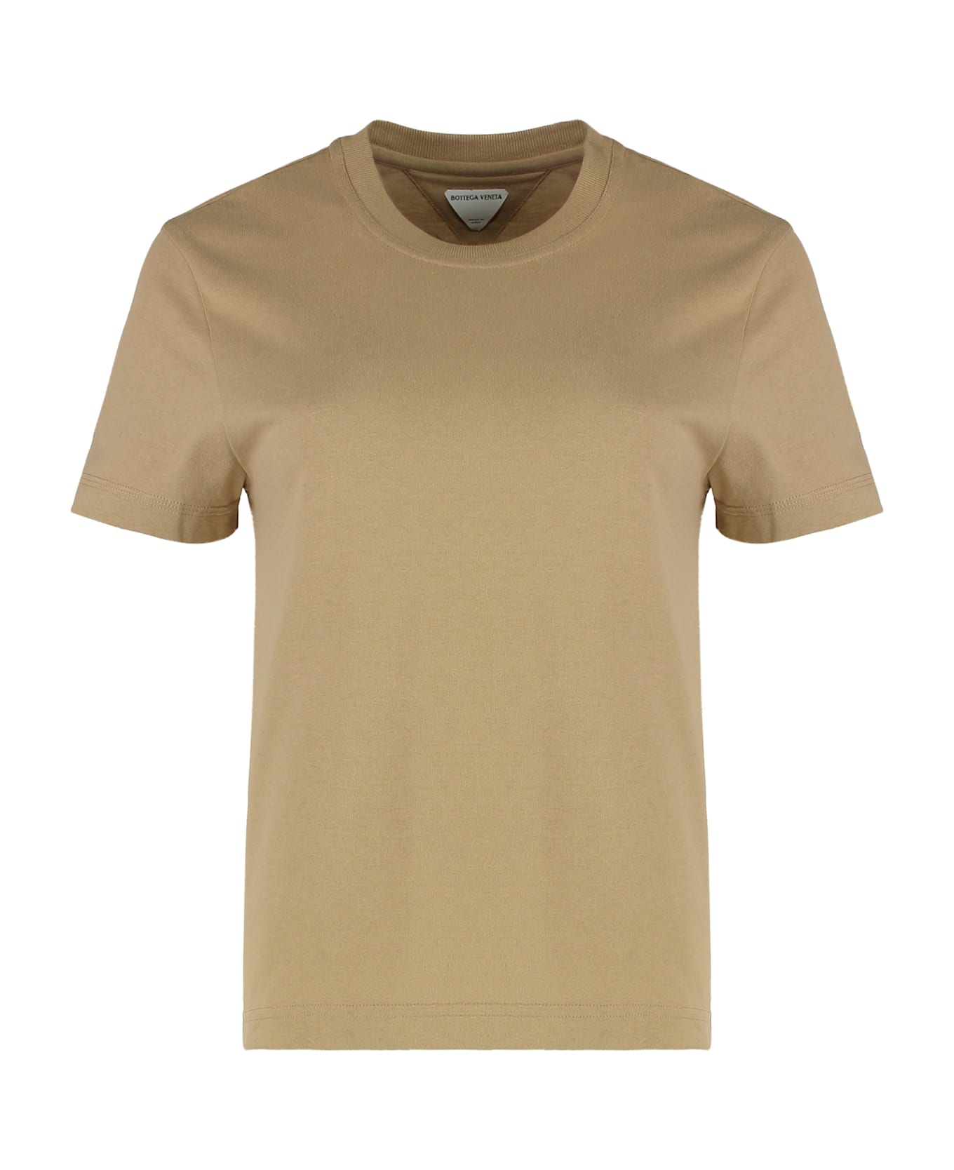 Bottega Veneta Cotton Crew-neck T-shirt - Beige