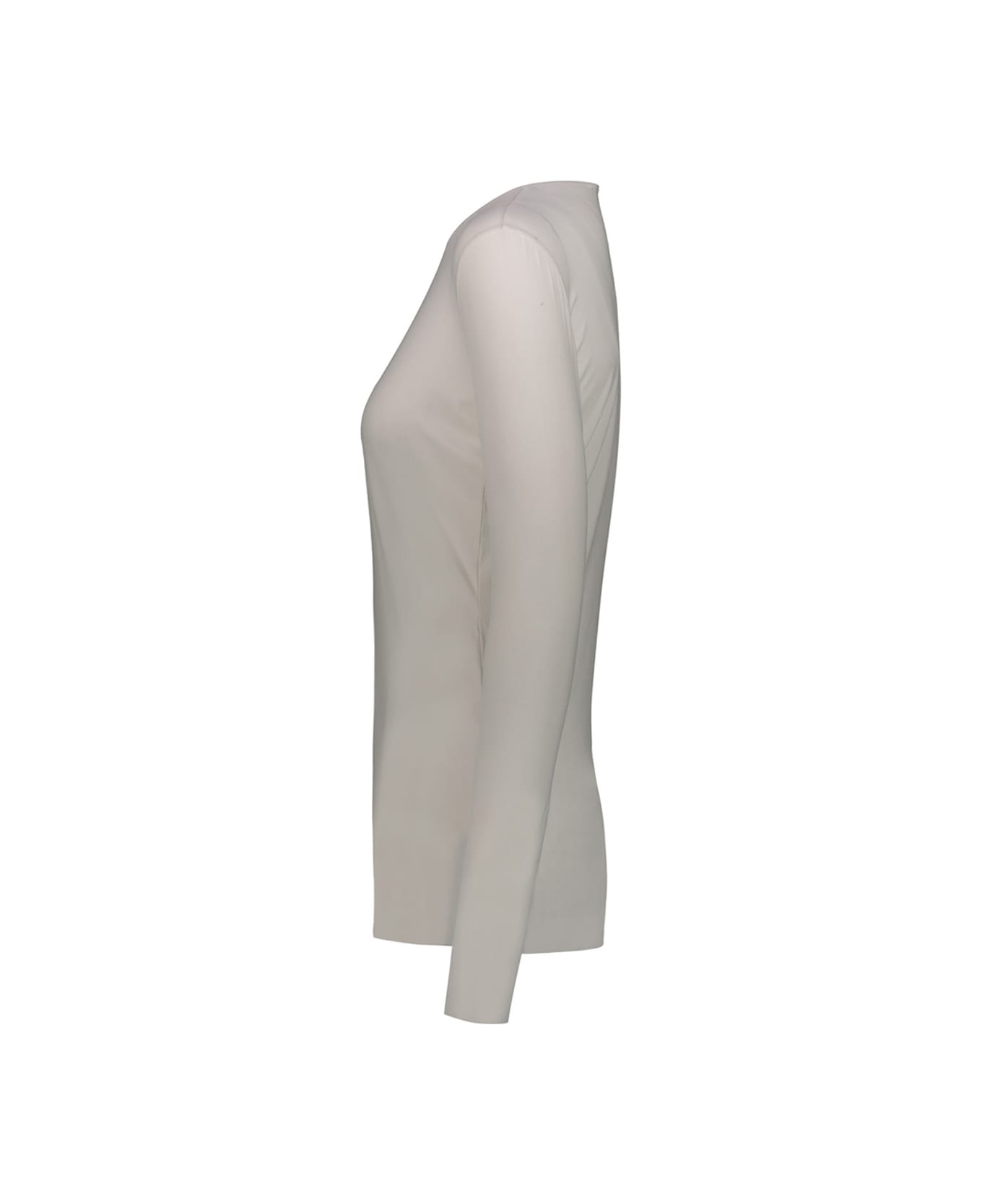 Sapio N°22 Jersey Long Sleves Top - White ニットウェア