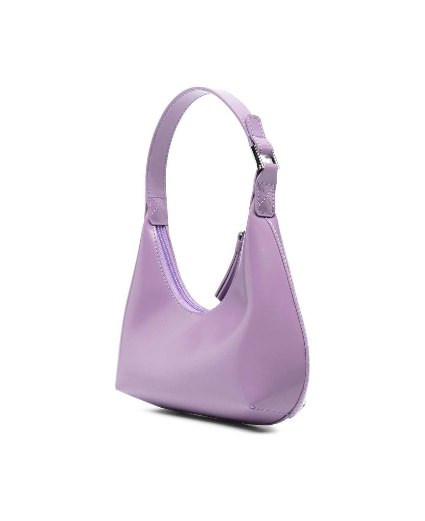 BY FAR 'baby Amber' Light Purple Shoulder Bag In Shiny Leather Woman By Far - Violet トートバッグ