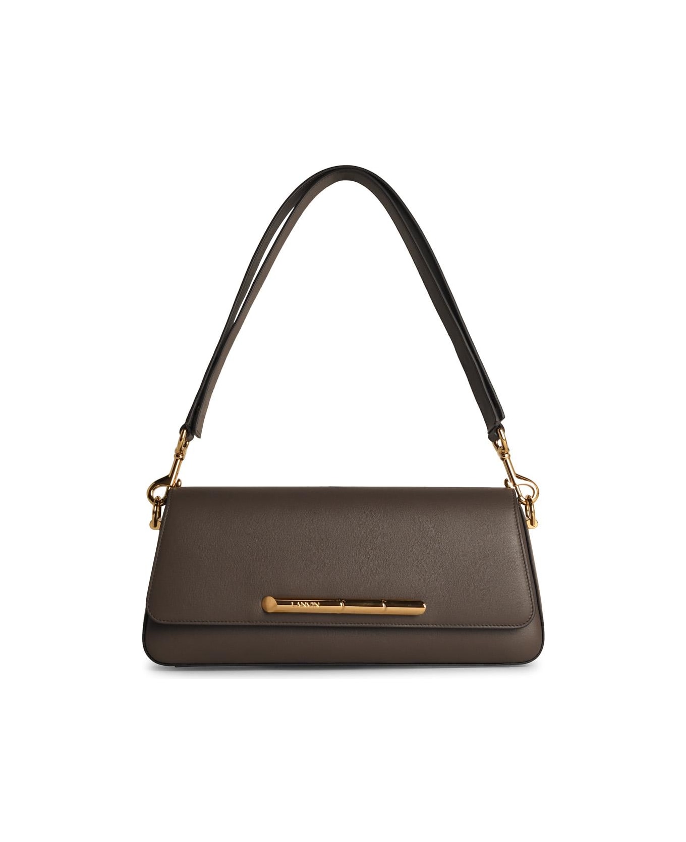 Lanvin 'sequence' Brown Leather Crossbody Bag - Brown