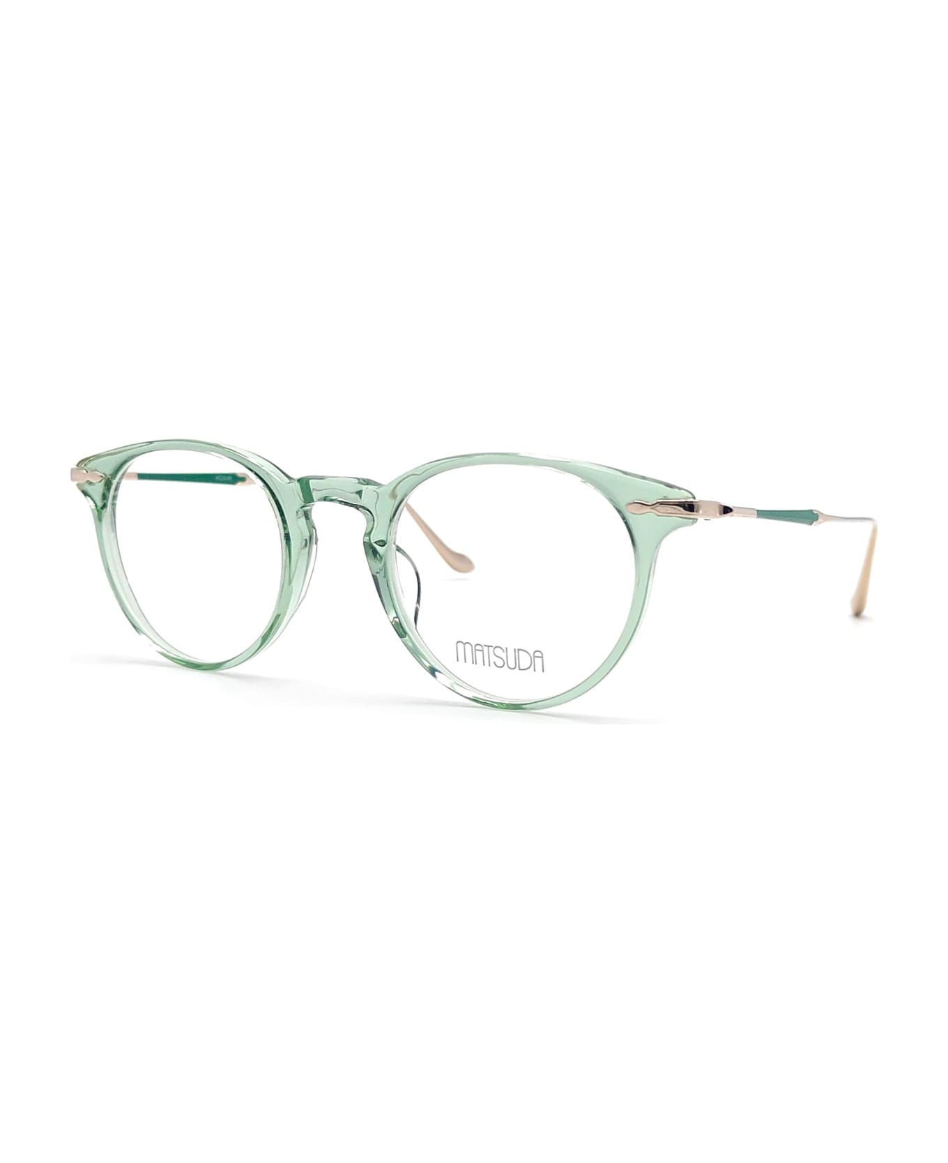 Matsuda M2056 - Mint Green - Pale Gold Rx Glasses - mint green アイウェア