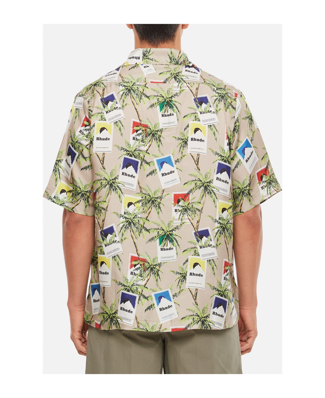 Rhude Cigarette Print Button Up - MultiColour