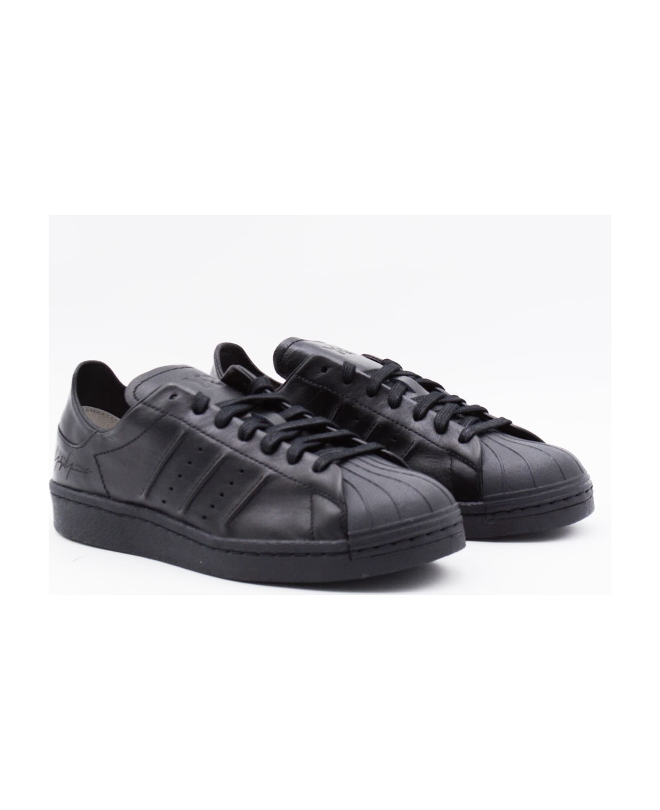 Y-3 Black Y-3 Superstar Sneakers - BLACK/BLACK/BLACK
