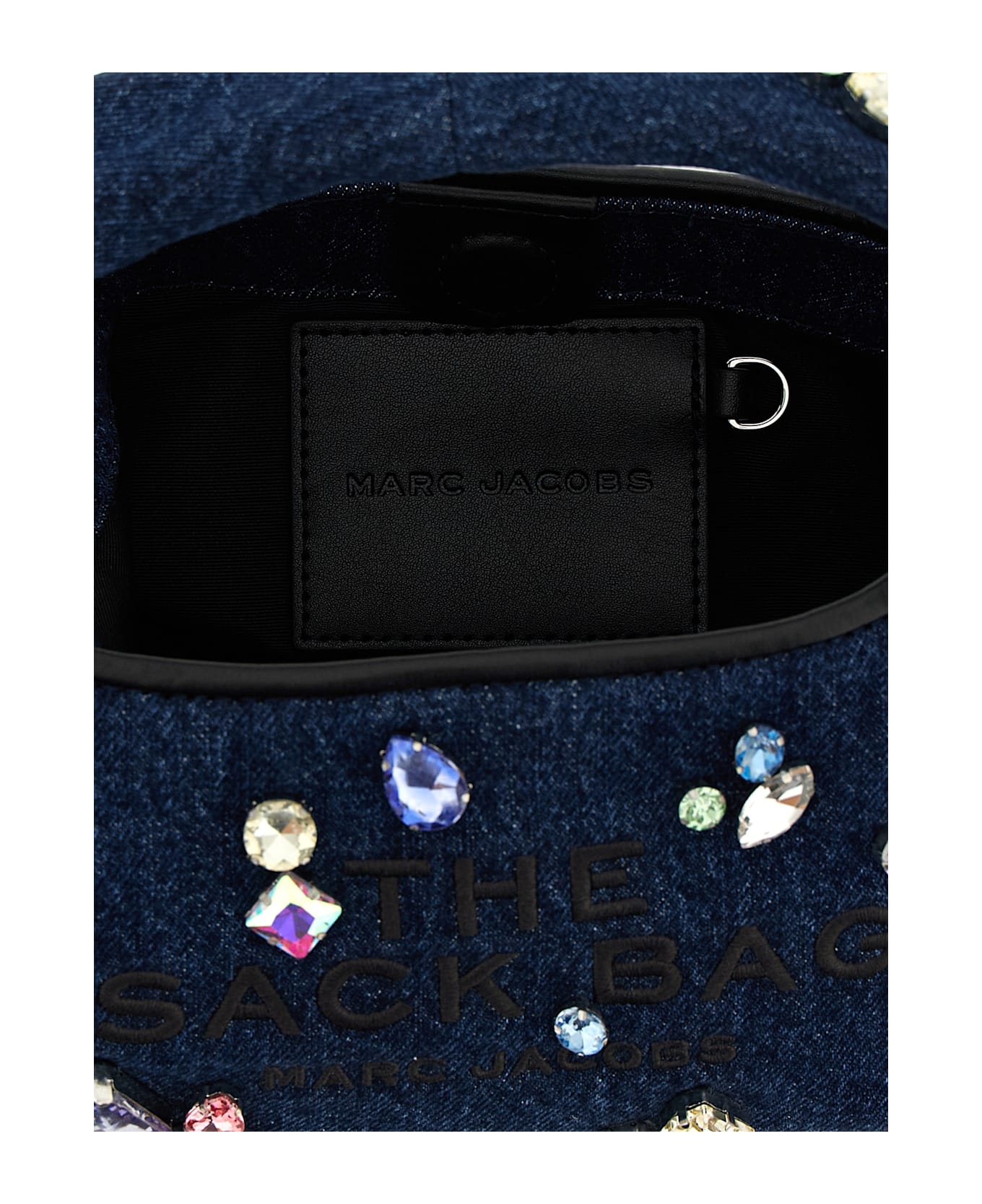 Marc Jacobs 
the Gem Denim Mini Sack
 Handbag - Blue