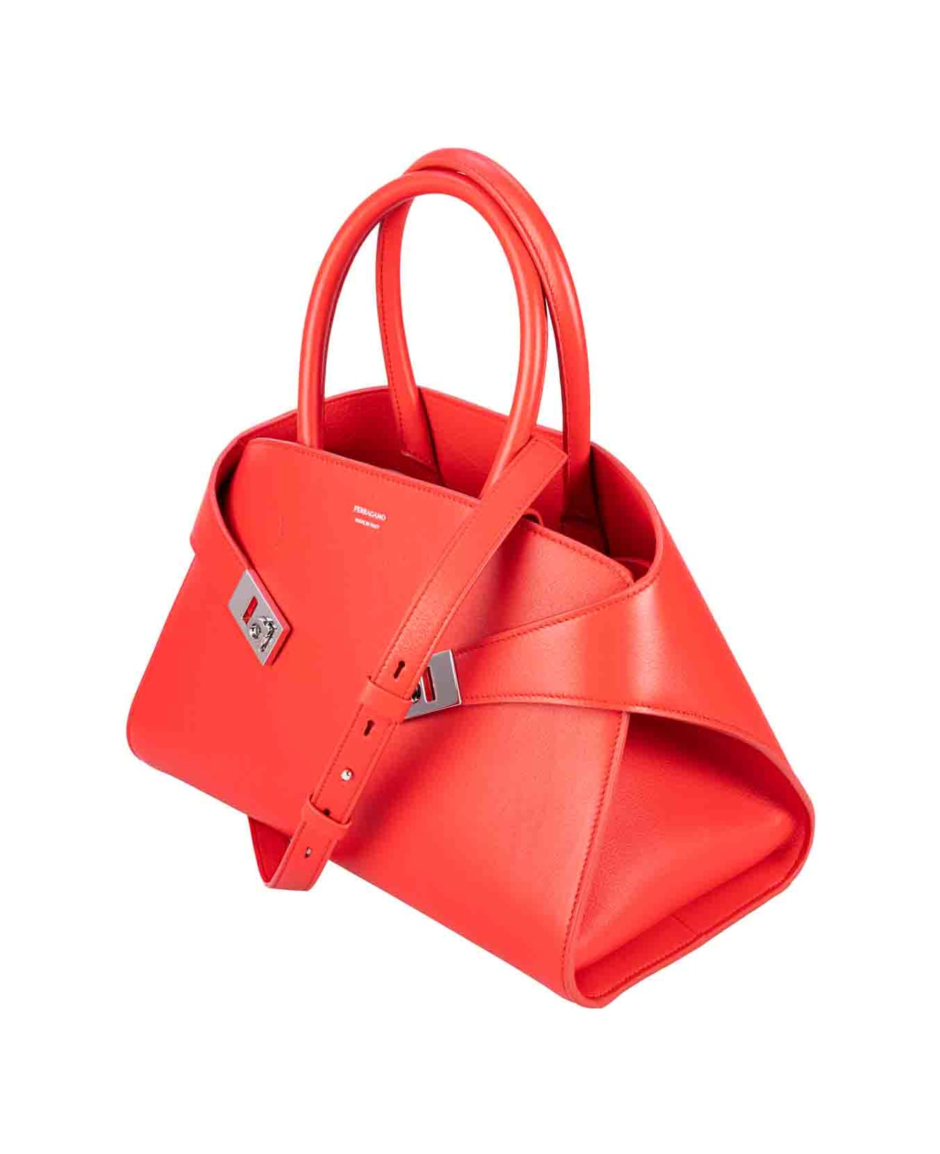 Ferragamo Salvatore Hug Handbag - Red