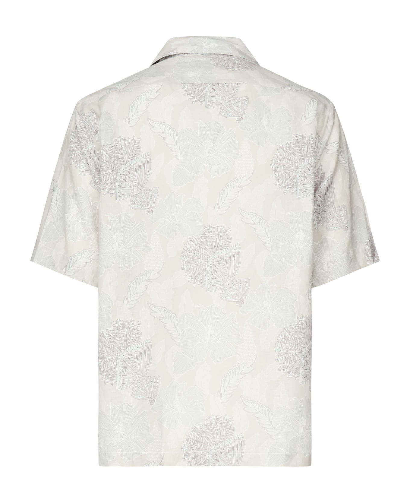Eleventy Shirt With Paisley Print - SAND