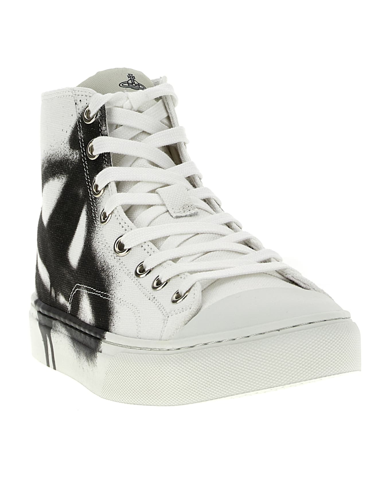 Vivienne Westwood 'plimsoll' Sneakers - White/Black
