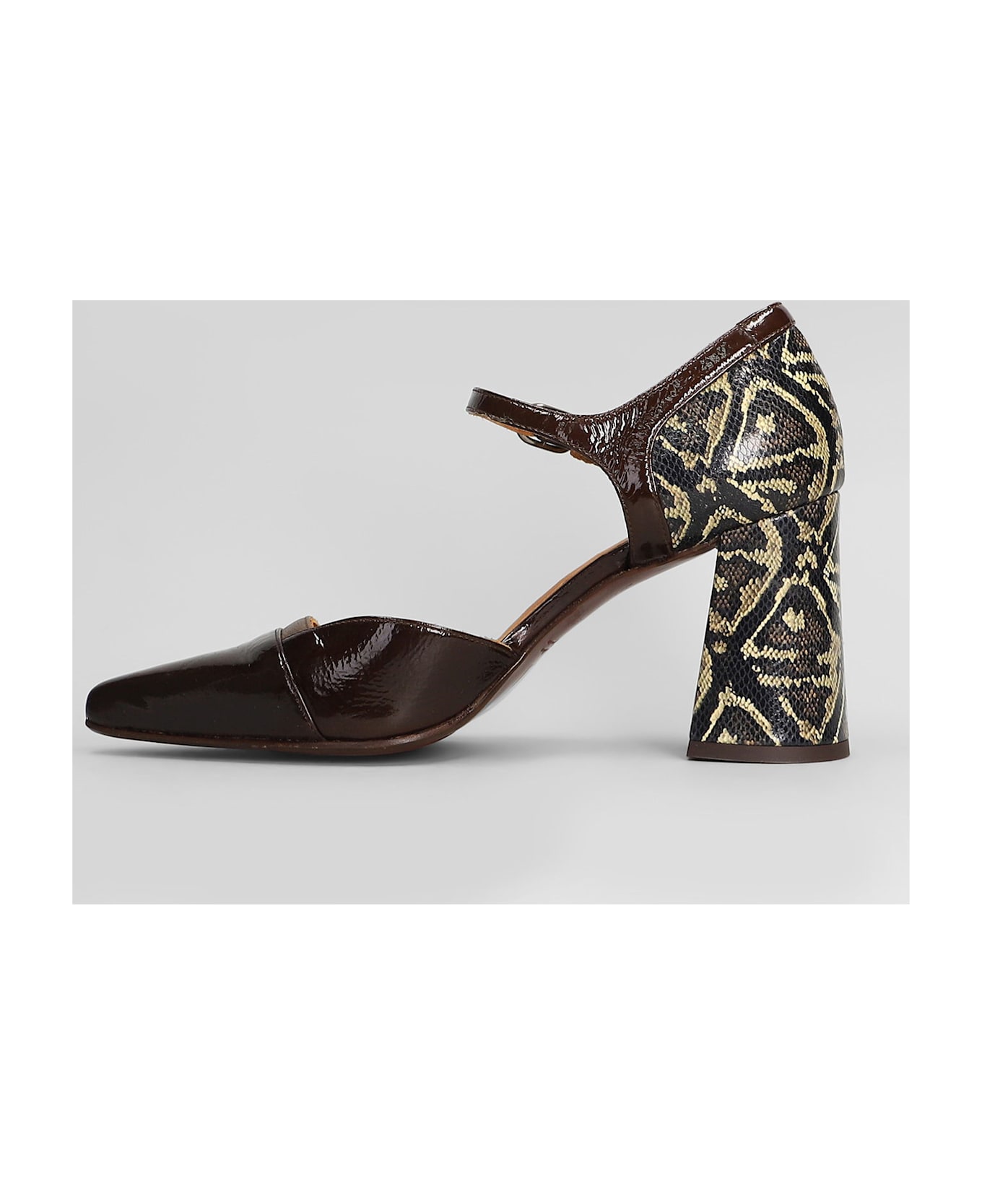 Chie Mihara Luer Pumps In Brown Leather - brown