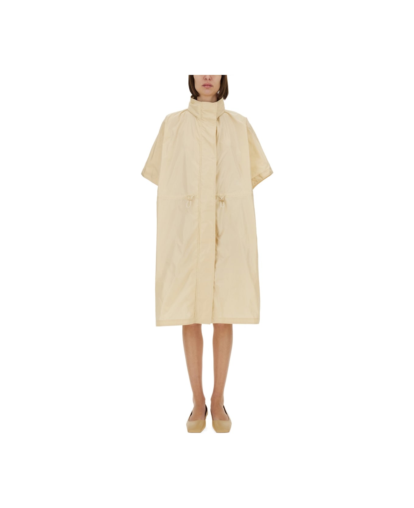 Fabiana Filippi Technical Taffeta Hood - IVORY