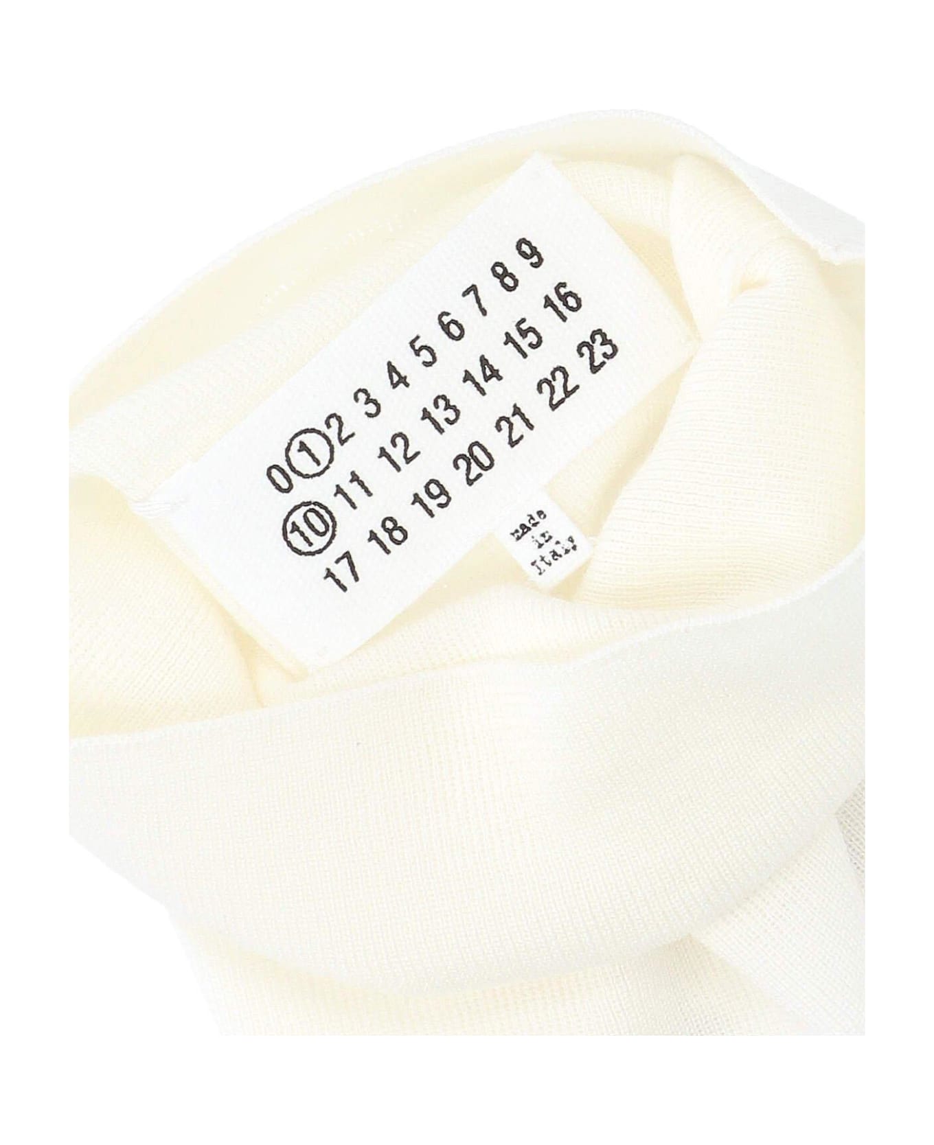 Maison Margiela Knitted Scarf - Ivory
