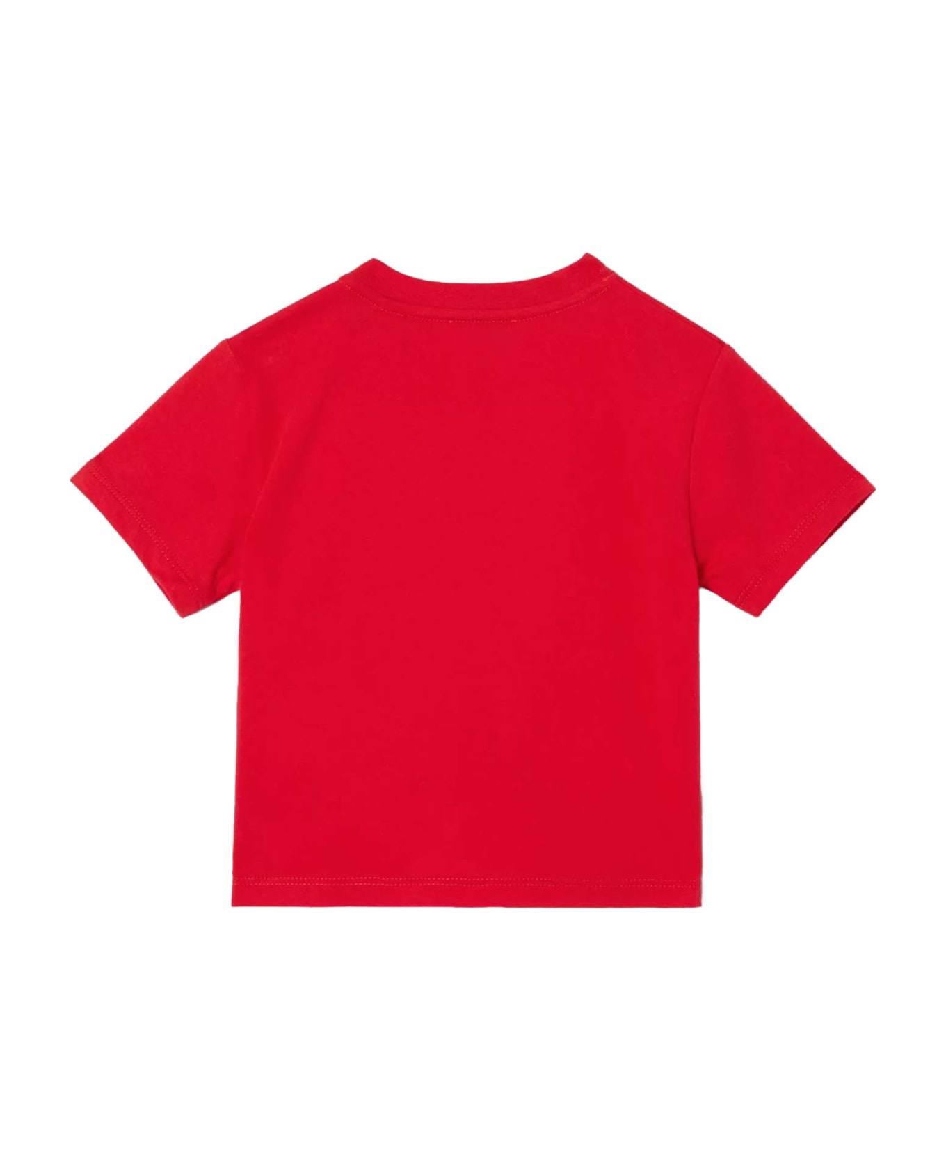 Burberry Cotton T-shirt With Logo - Red Tシャツ＆ポロシャツ