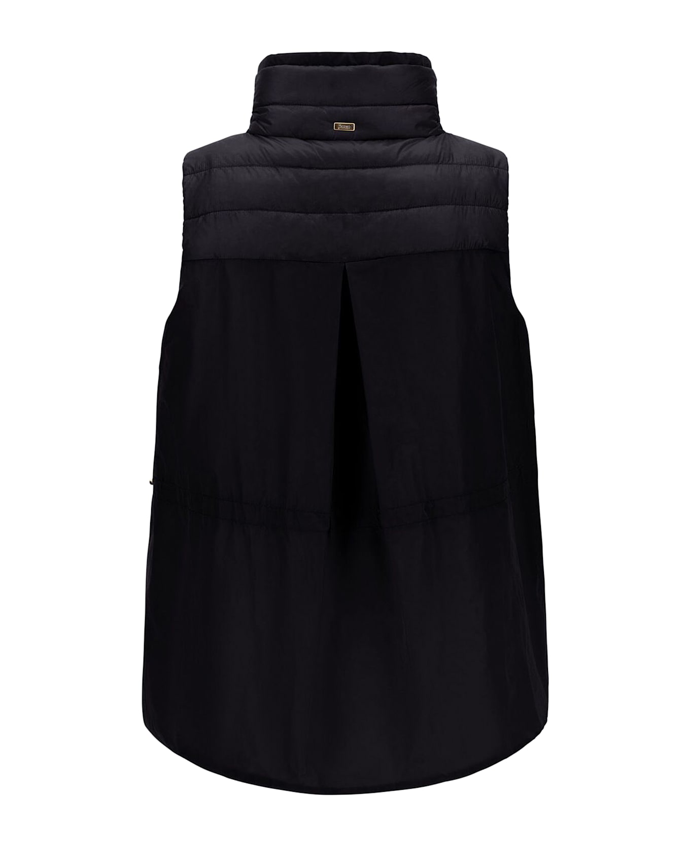 Herno Vest In Nylon Ultralight And New Techno Taffeta - Nero