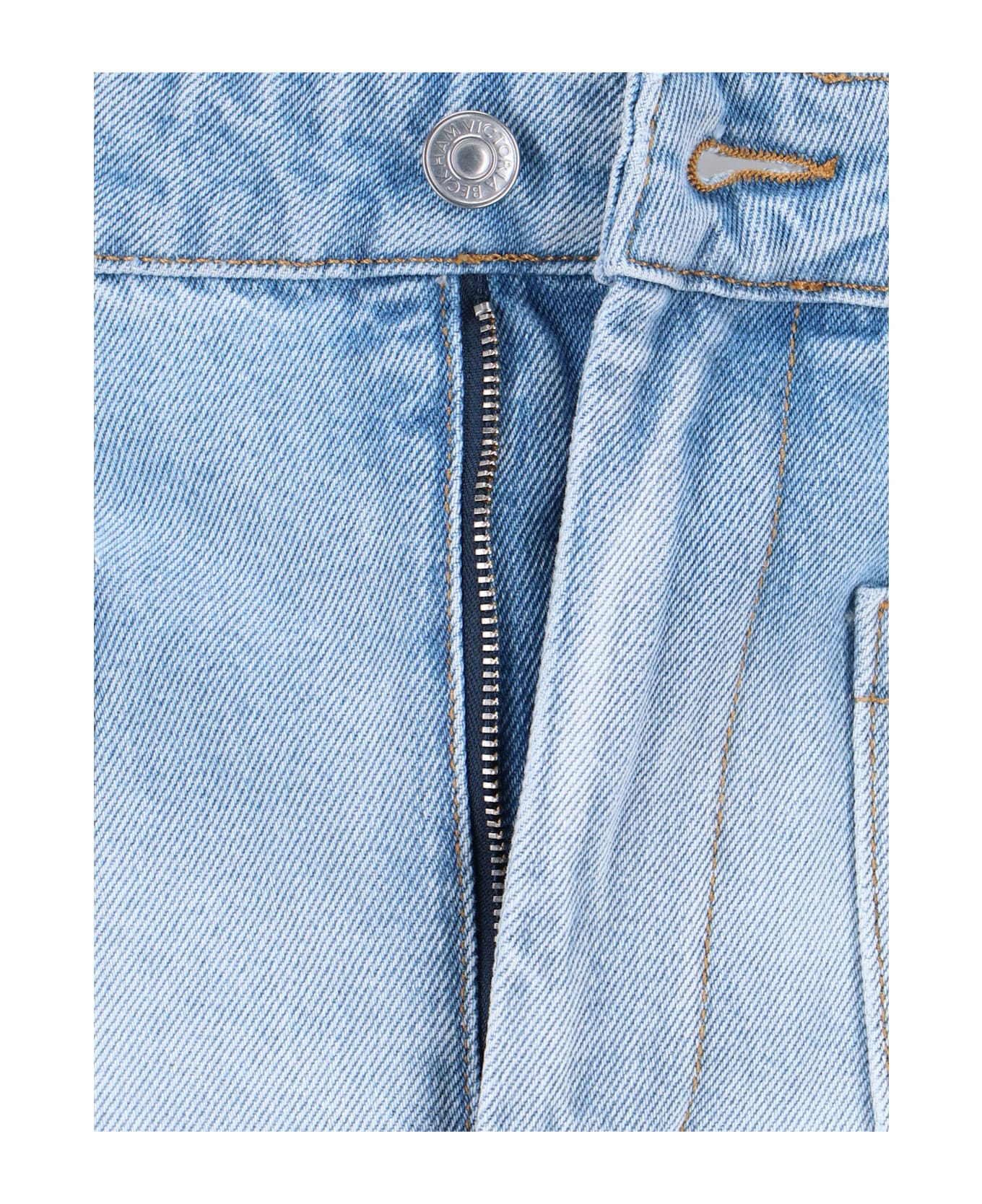 Victoria Beckham 'alina' Jeans - Light Blue
