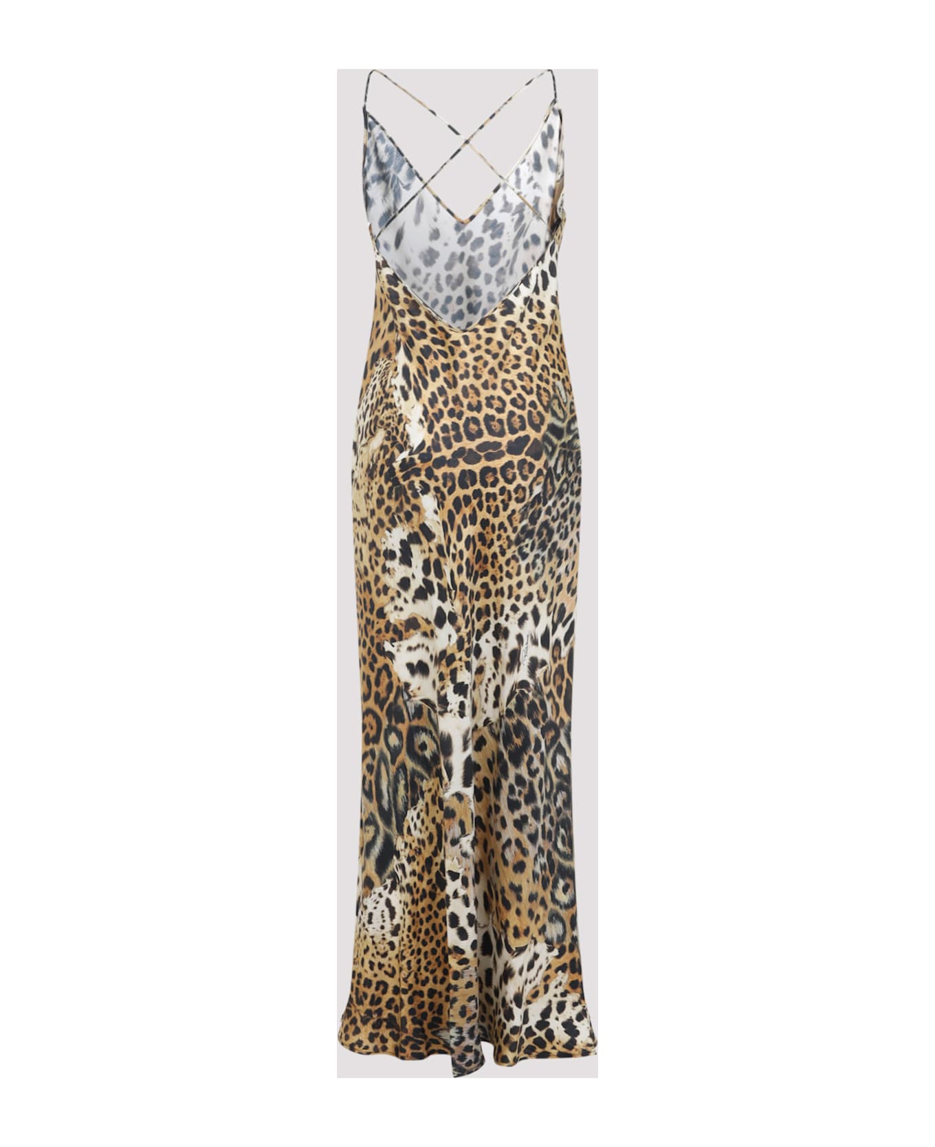 Roberto Cavalli Jaguar Skin Dress - Naturale