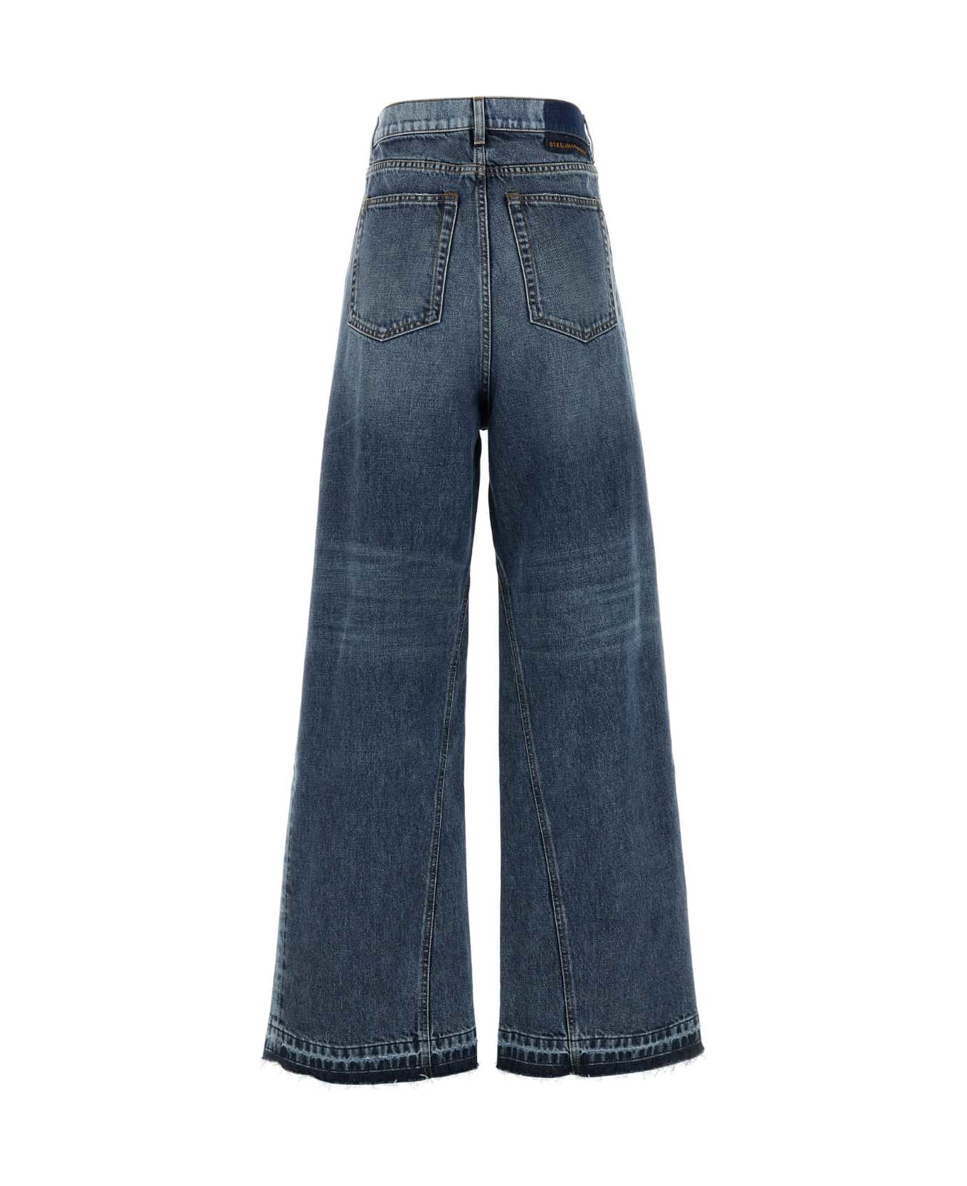 Stella McCartney Denim Ride-leg Jeans - TWOTONALDENIMWASH