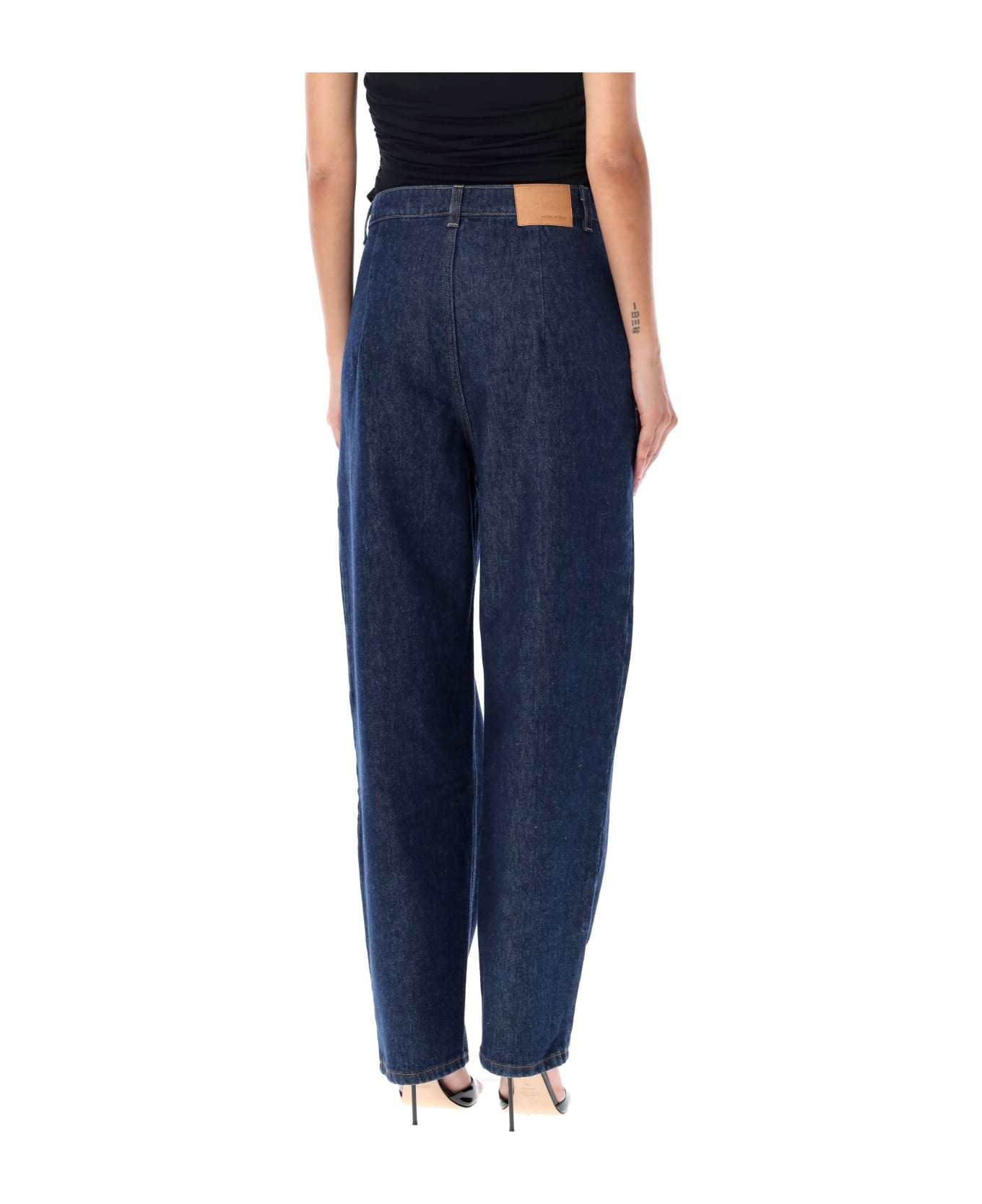 Magda Butrym Denim Pant - NAVY