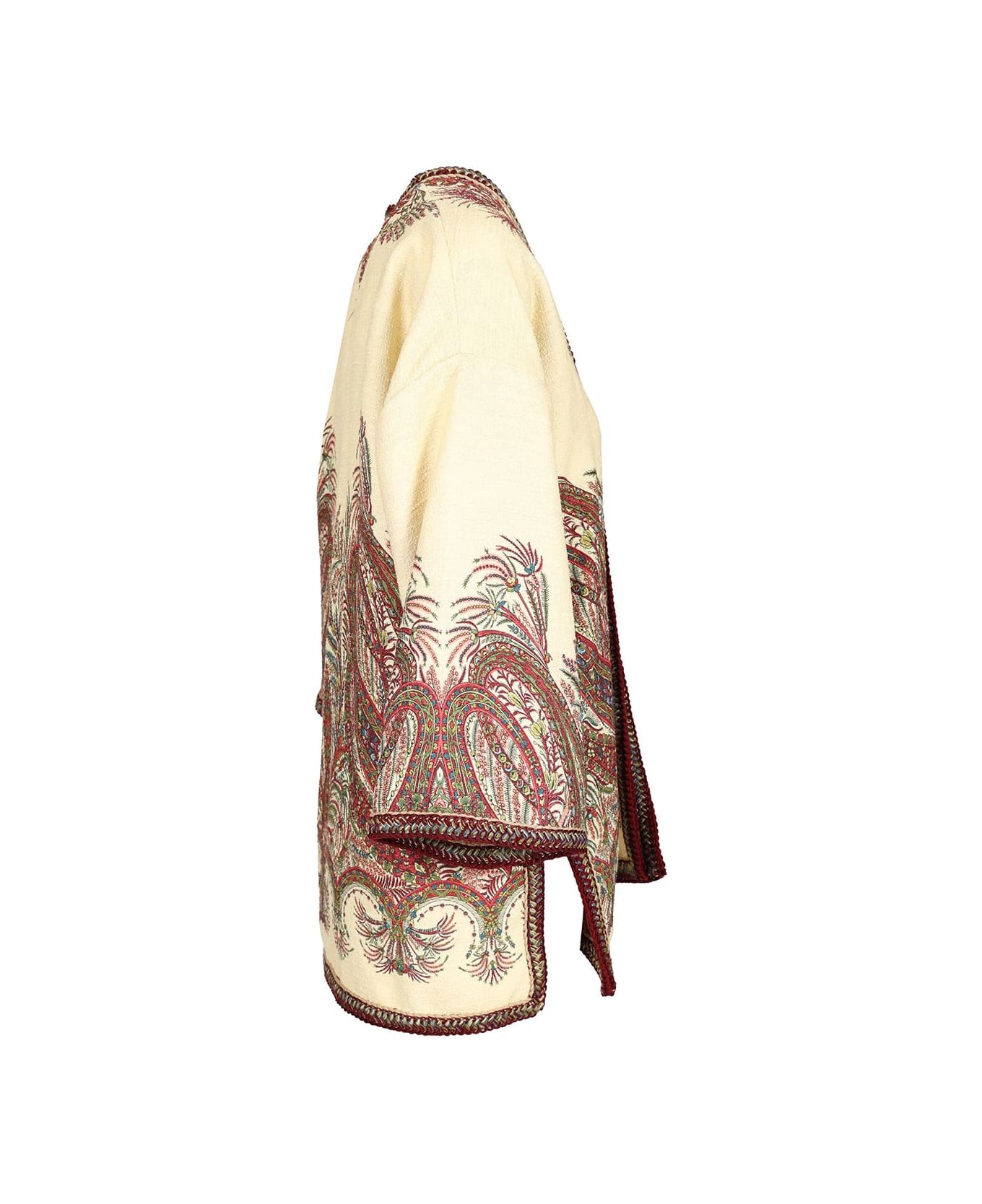 Etro Short Kesa In Bouclé Fabric - MULTICOLOUR