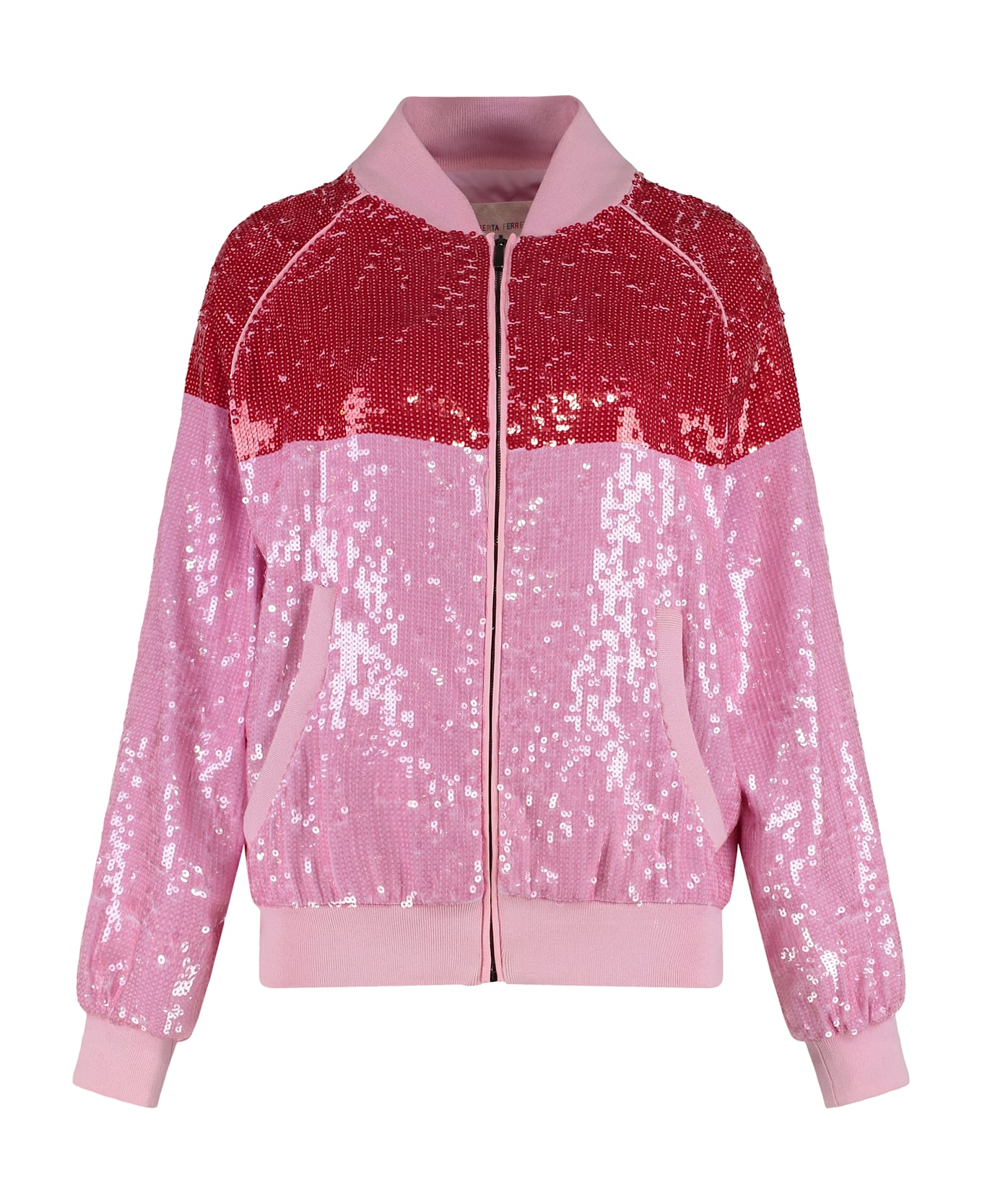 Alberta Ferretti Sweater With Sequins - Pink