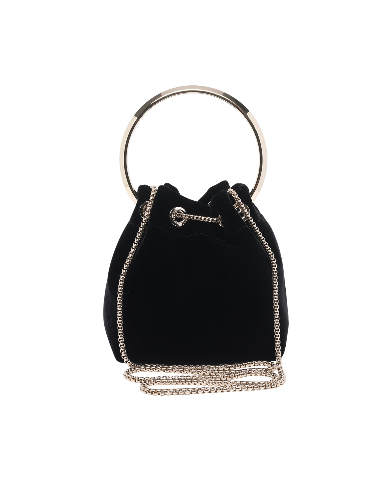 Jimmy Choo Bon Bon Bucket Bag - Black
