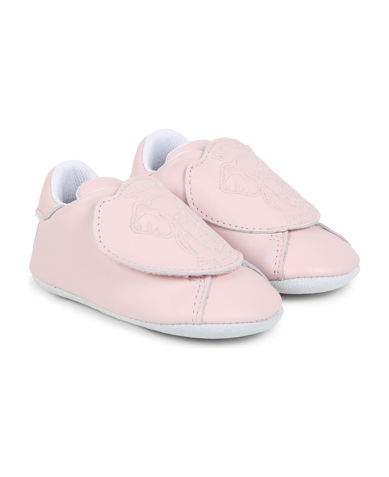 Kenzo Kids Embroidered Slippers - Pink シューズ