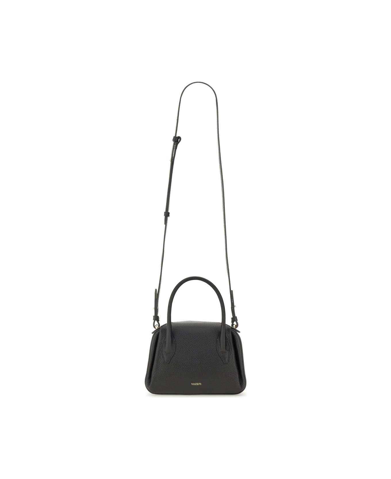 YUZEFI Mini "oyster" Bag - BLACK