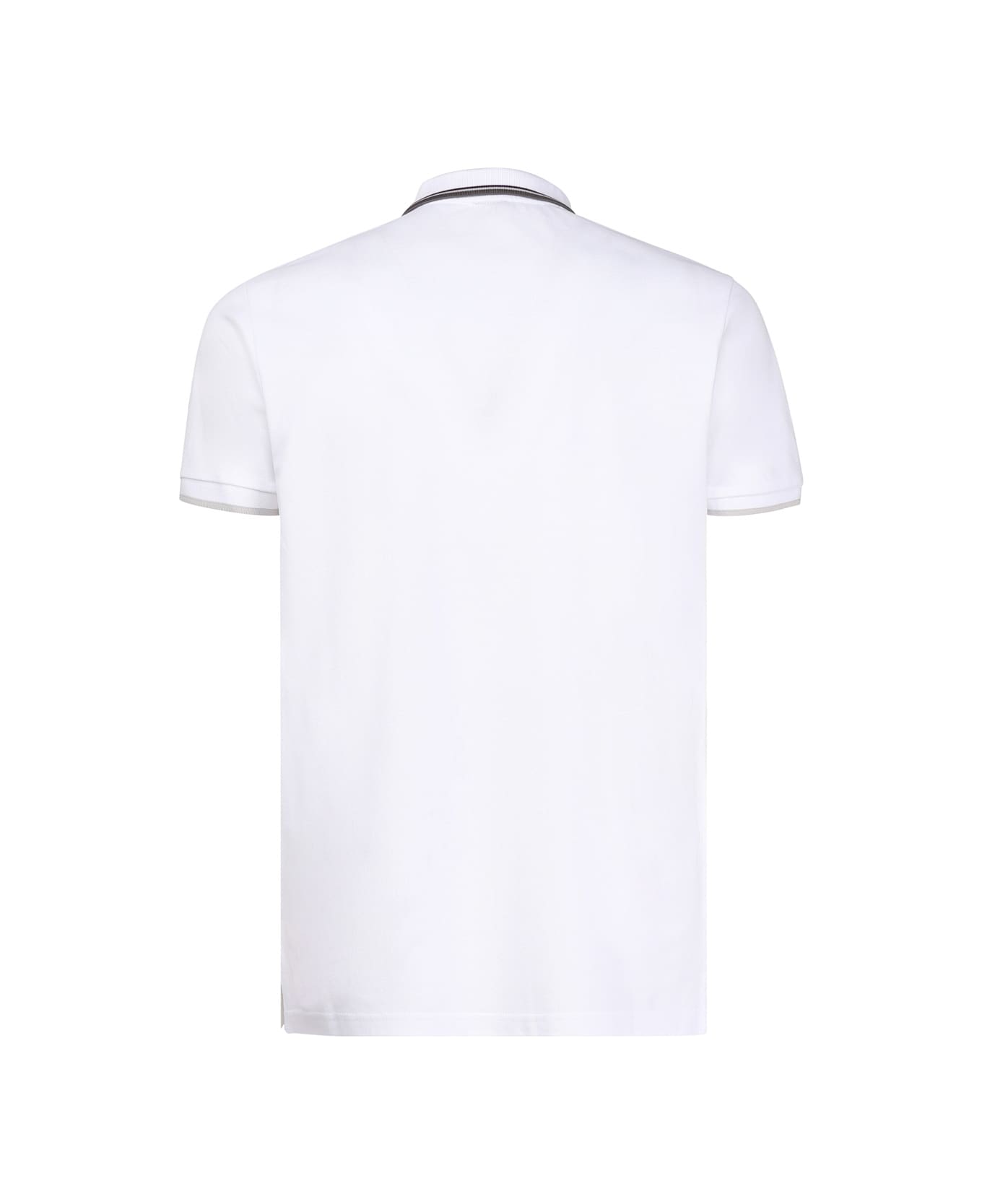 Colmar Stripe Detail Polo Shirt - White ポロシャツ