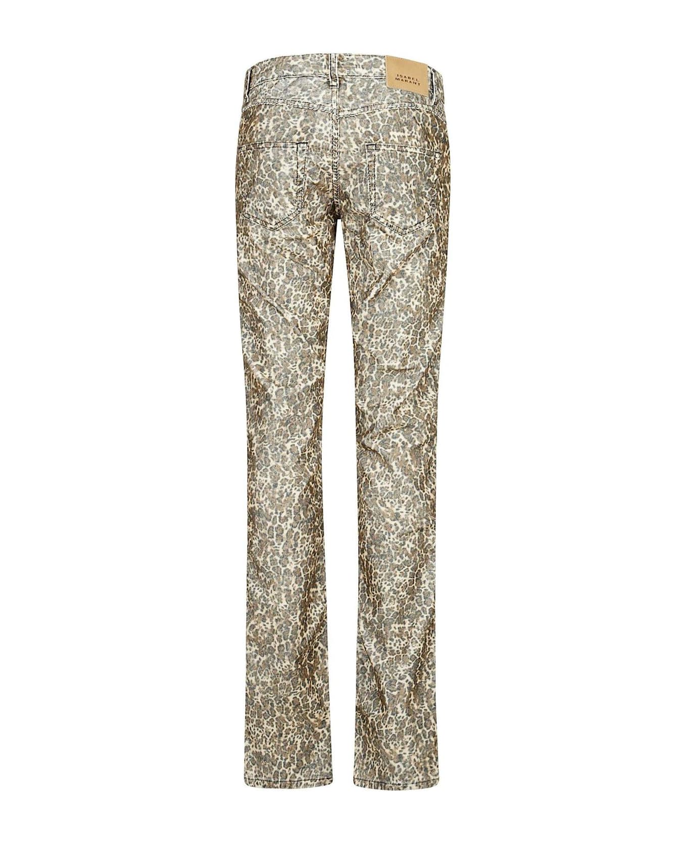 Isabel Marant Leopard Print Pants - leopard