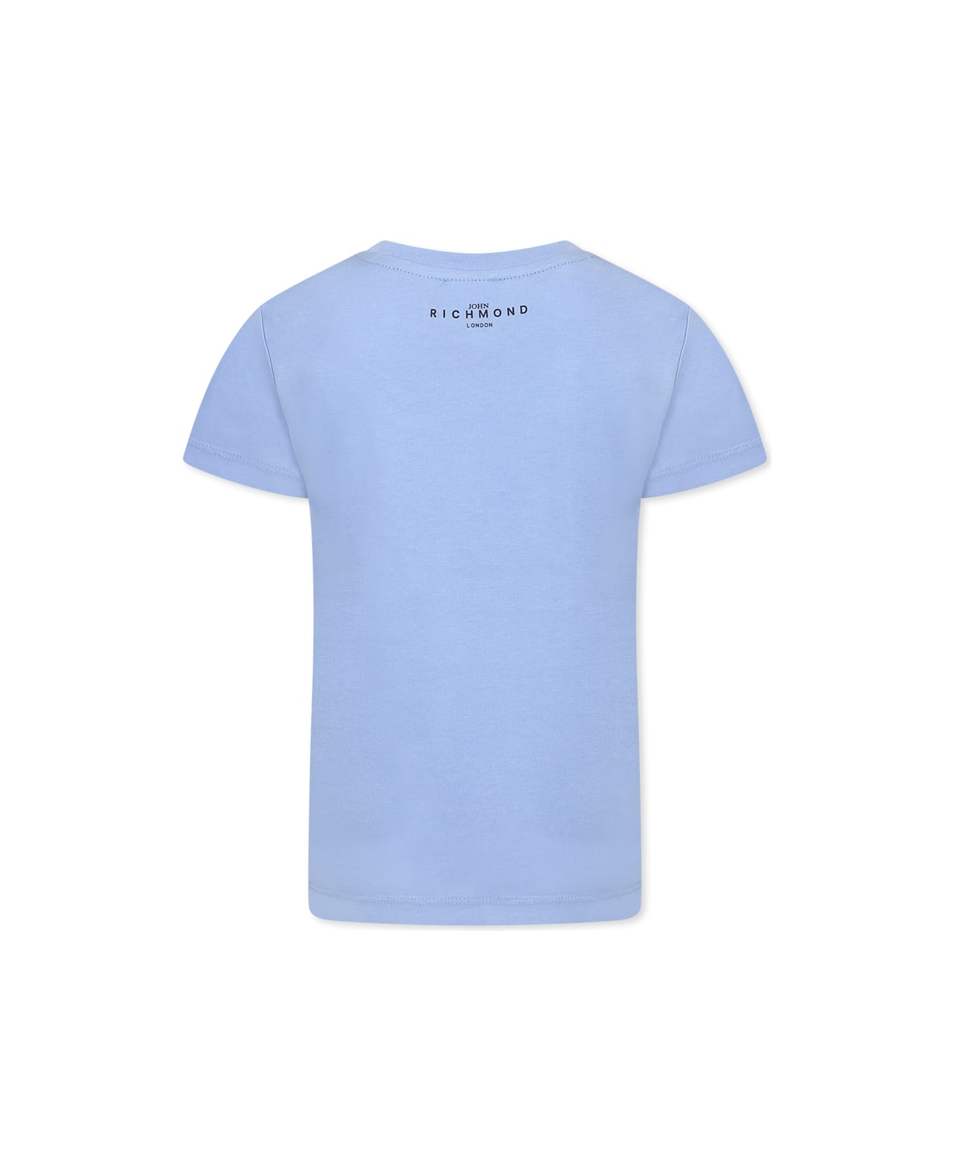 Richmond Blue T-shirt For Boy With Logo - Blue