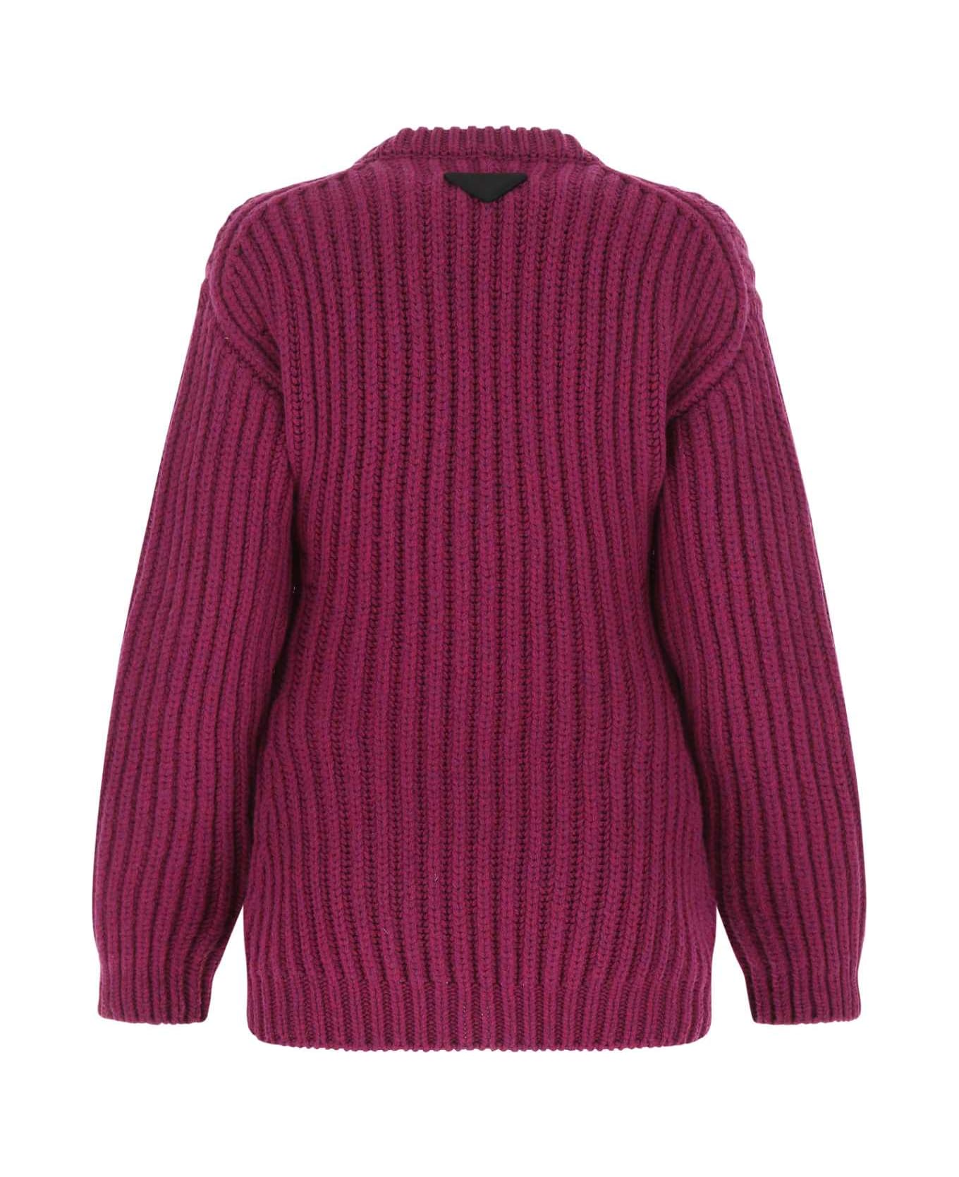 Prada Tyrian Purple Wool Sweater - F0030